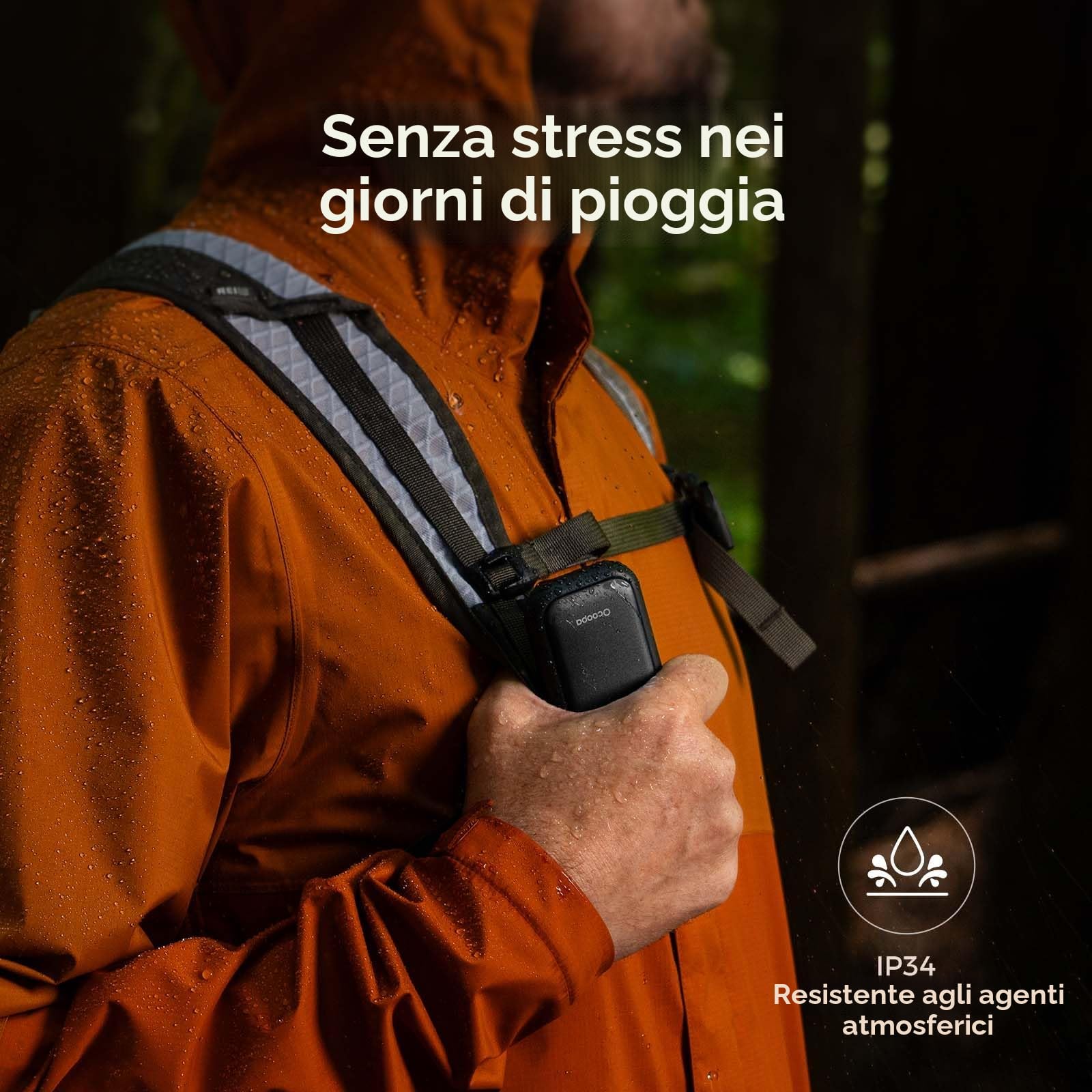 OCOOPA Scaldamani Ricaricabile,Scaldamani Magnetico 5000mAh,Impermeabile,Riutilizzabile Elettrico Portatile Scaldamani USB,Certificato UL,3 livelli di calore,Regali tecnologici per e all'Aperto