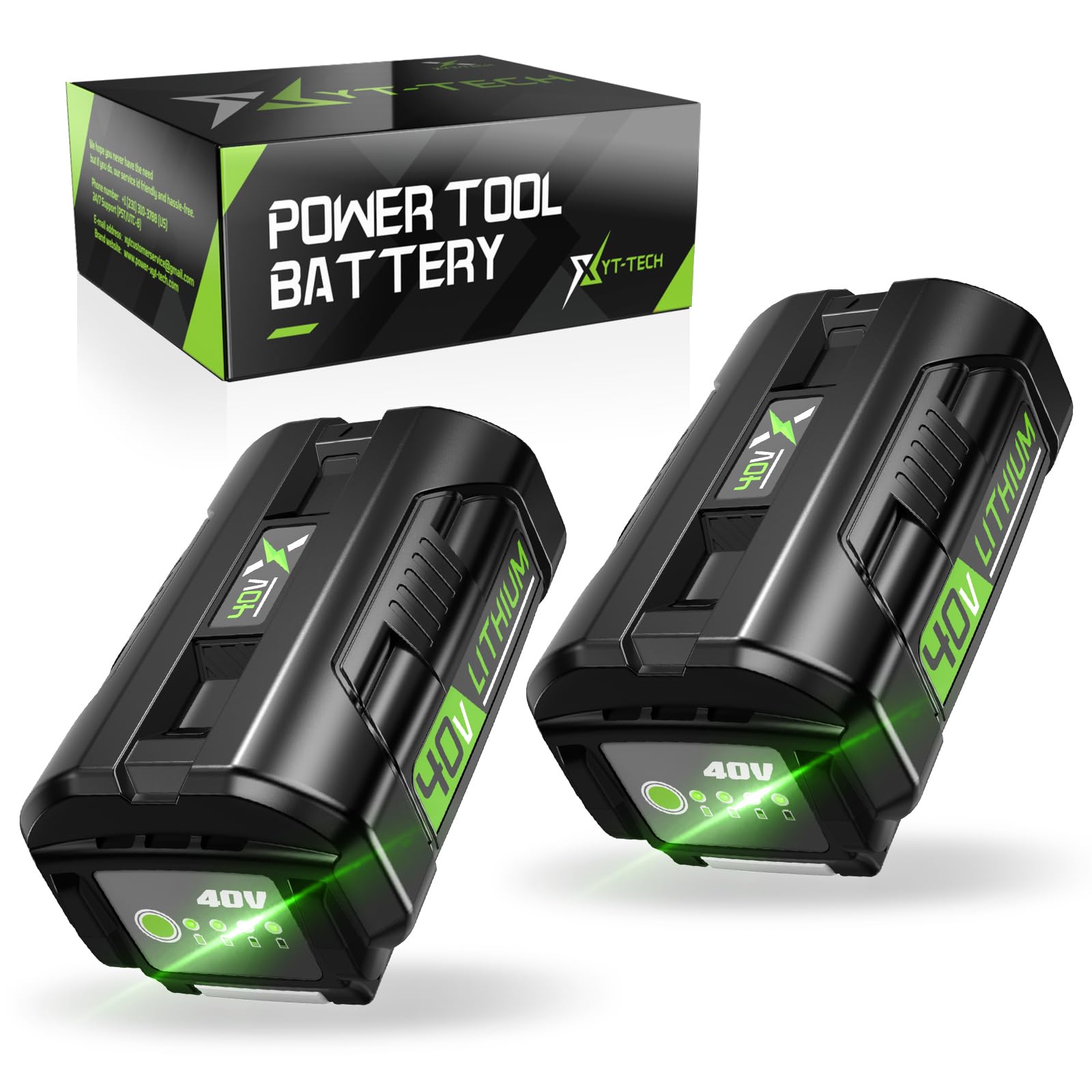 Amazon.com: XYT-TECH 40V OP40601 Replacement for Ryobi 40V Battery