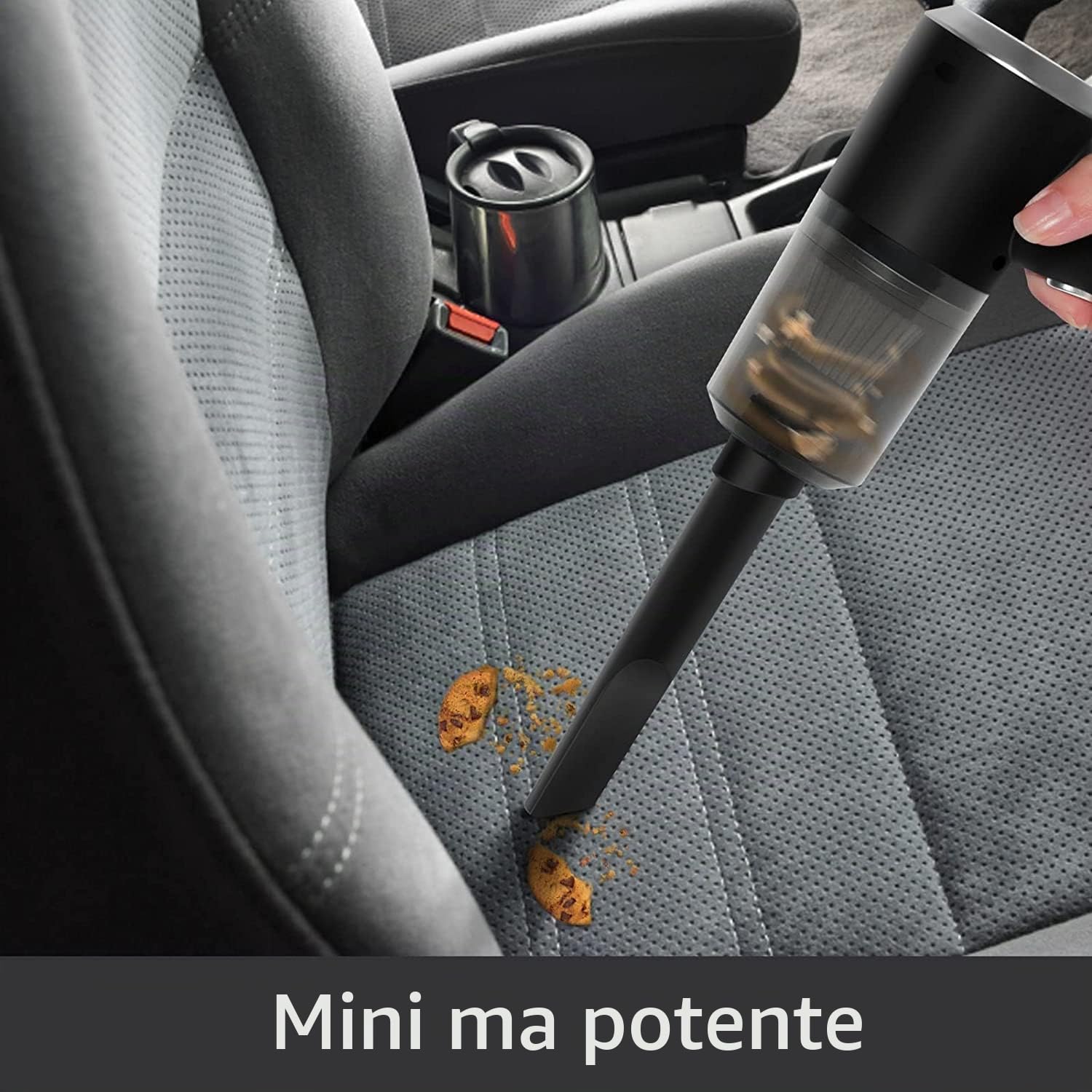 Aspirabriciole Senza Fili, 9000Pa Ricaricabile Portatile Leggero Mini Aspirapolvere, USB Auto Aspirapolvere Alta Potenza Aspirazione, Pulizia per Capelli, Auto, Casa, Ufficio, Cucina