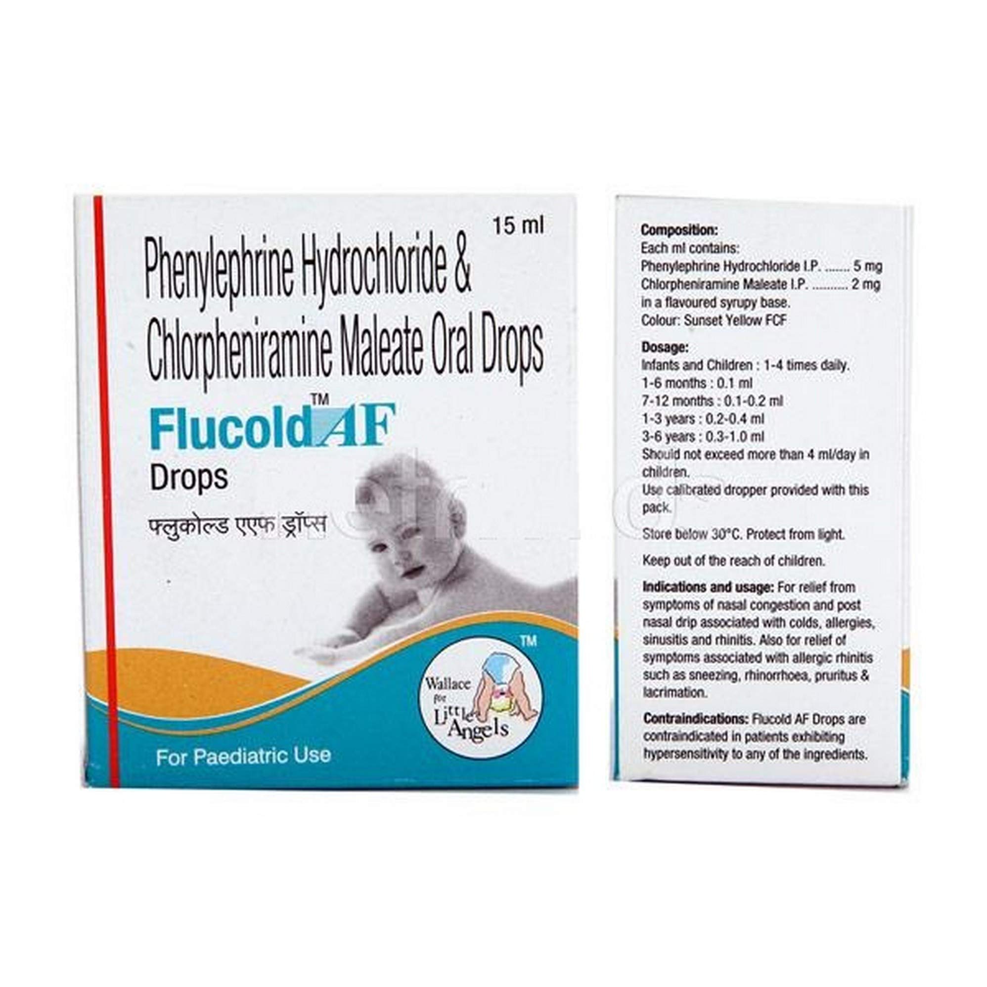 Flucold AF - Bottle of 15 ml Drops