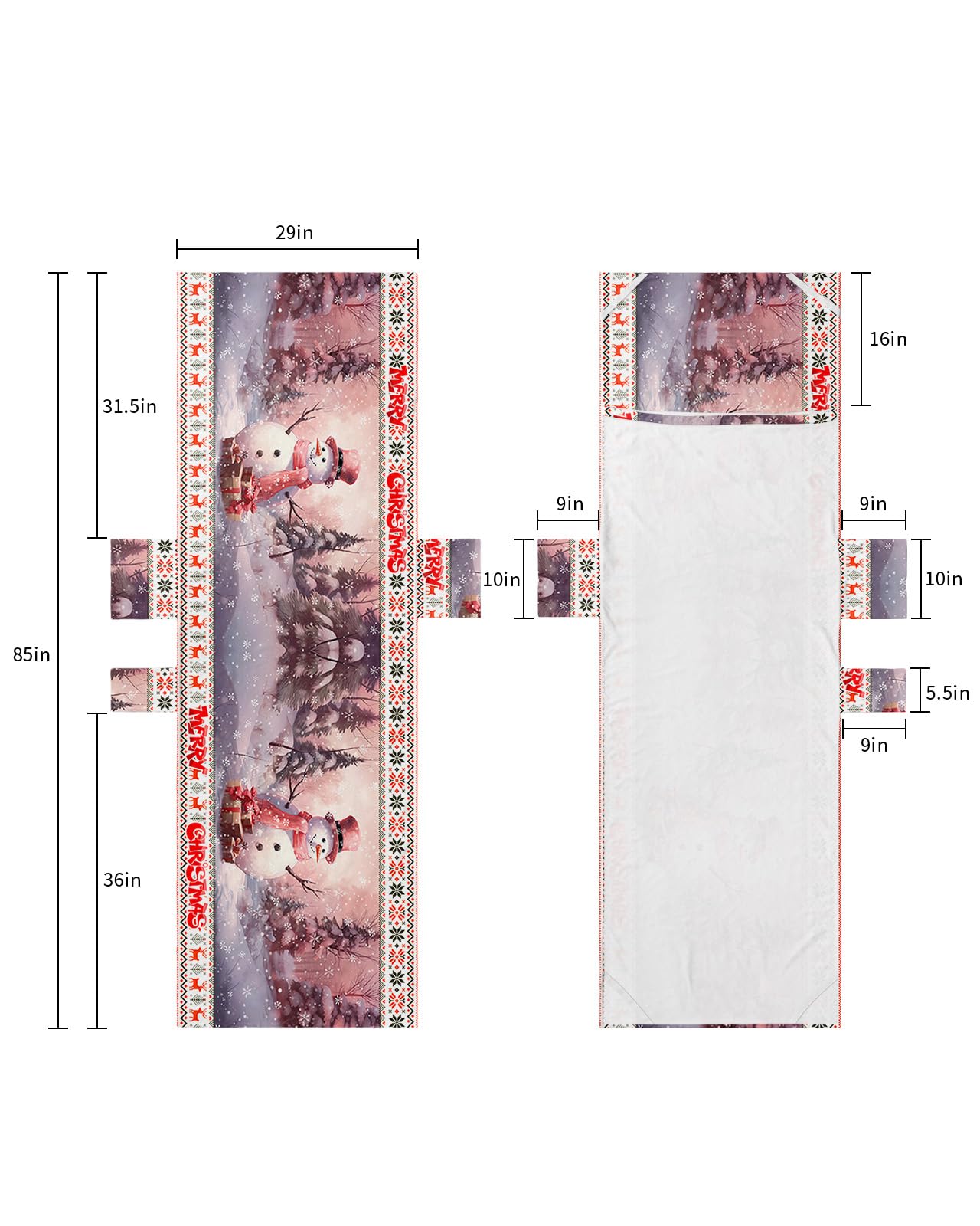 Christmas Snowman Beach Lounge Chair Towel Cover, Soft Chaise Lounge Towel with Side Pockets Patio Pool Chairs Cover for Beach/Pool Sunbathing 29x85 Pink Xmas Winter Snowflake Geometric