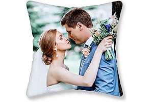 WiHoo Custom Memory Foam Photo Pillows - Personalized Pillow with Insert Included...