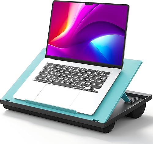 HUANUO HNLD2TB - Escritorio de regazo ajustable, con 8 ángulos ajustables y soporte para computadora portátil de automóvil, mesa de trabajo, tablero HUANUO HNLD2TB - Escritorio de regazo ajustable, con 8 ángulos ajustables y soporte para computadora portátil de automóvil, mesa de trabajo, tablero