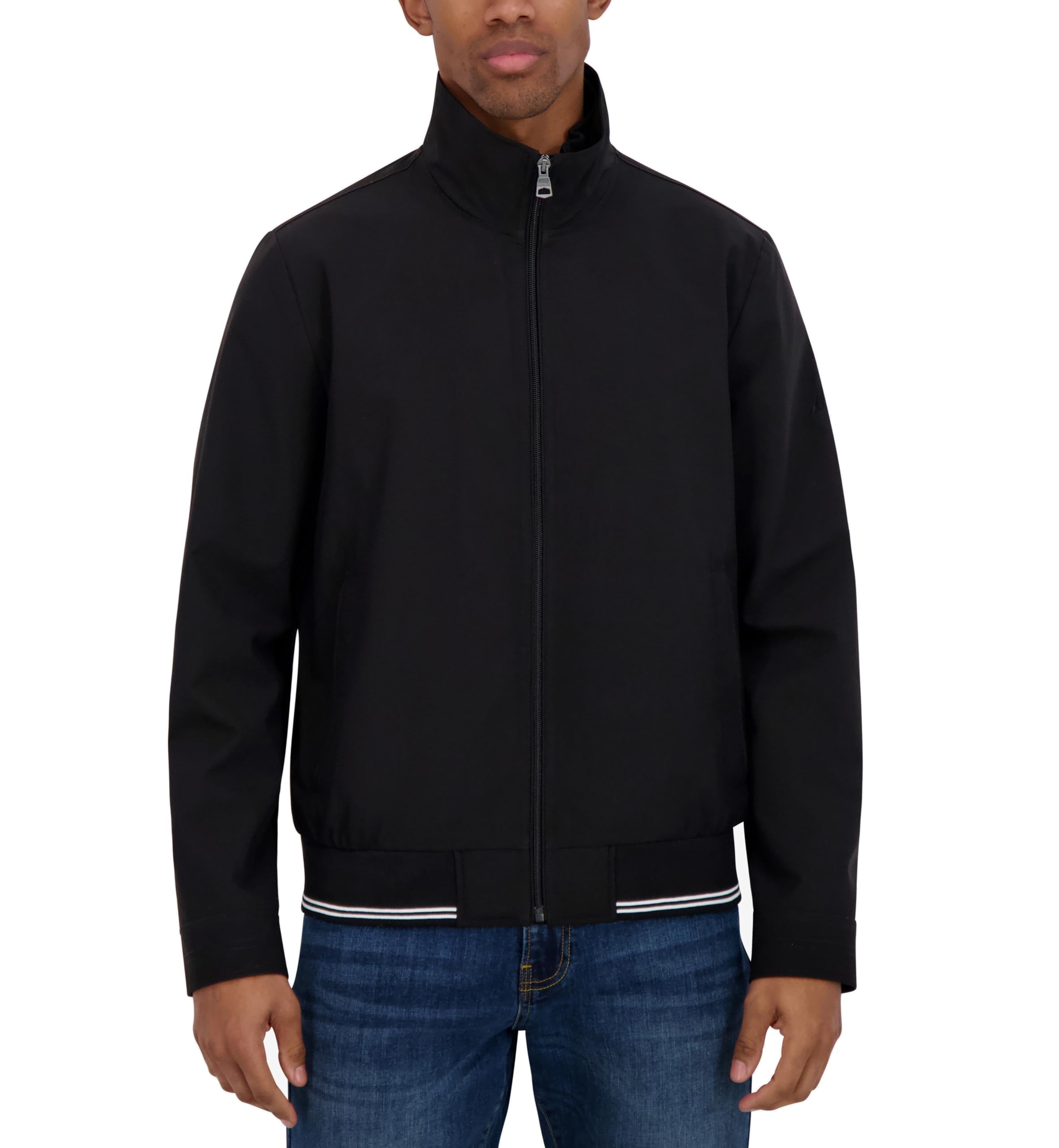Nautica Men's Lightweight Windbreaker Bomber Jacket