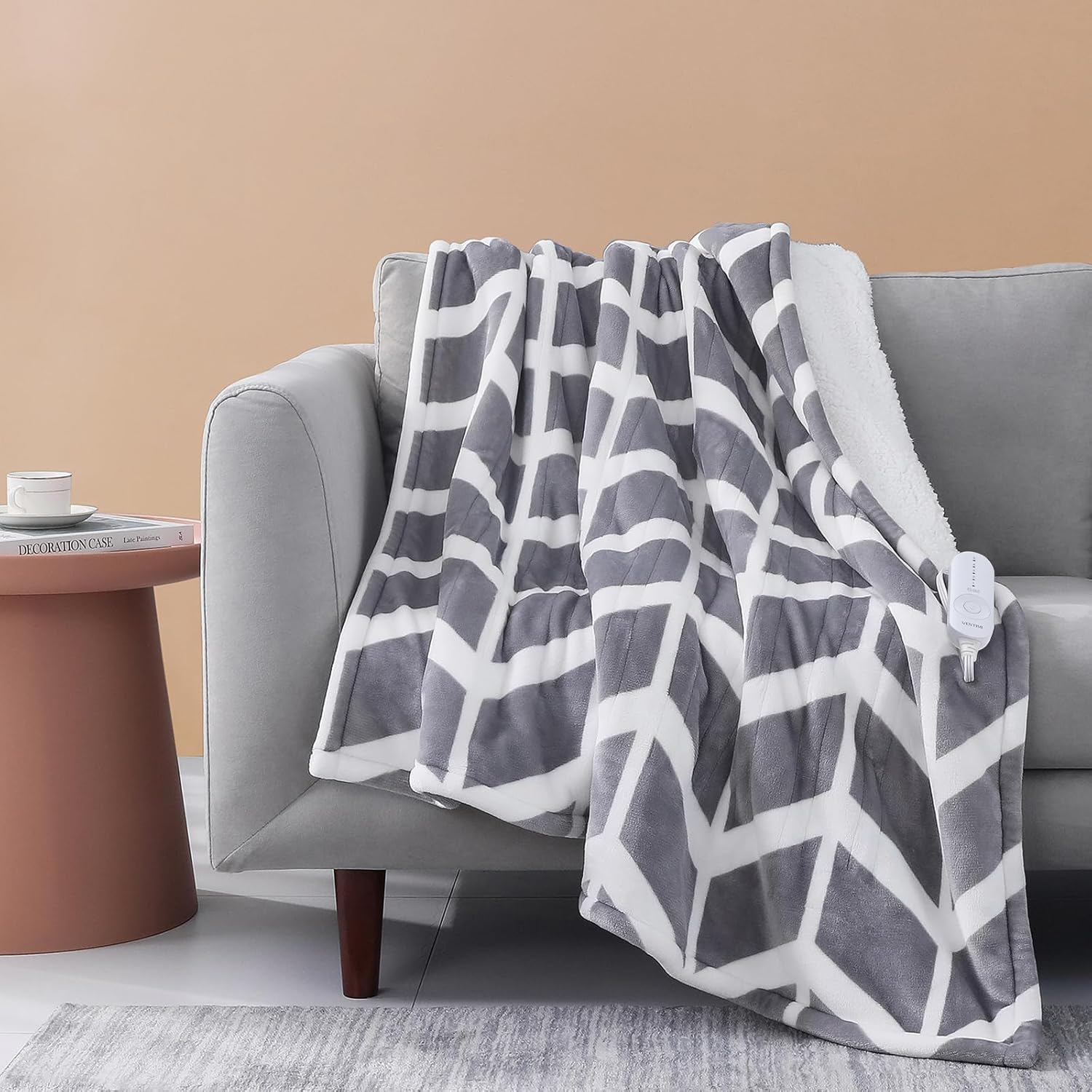 VENTIMI Electric Blanket Heated Throw