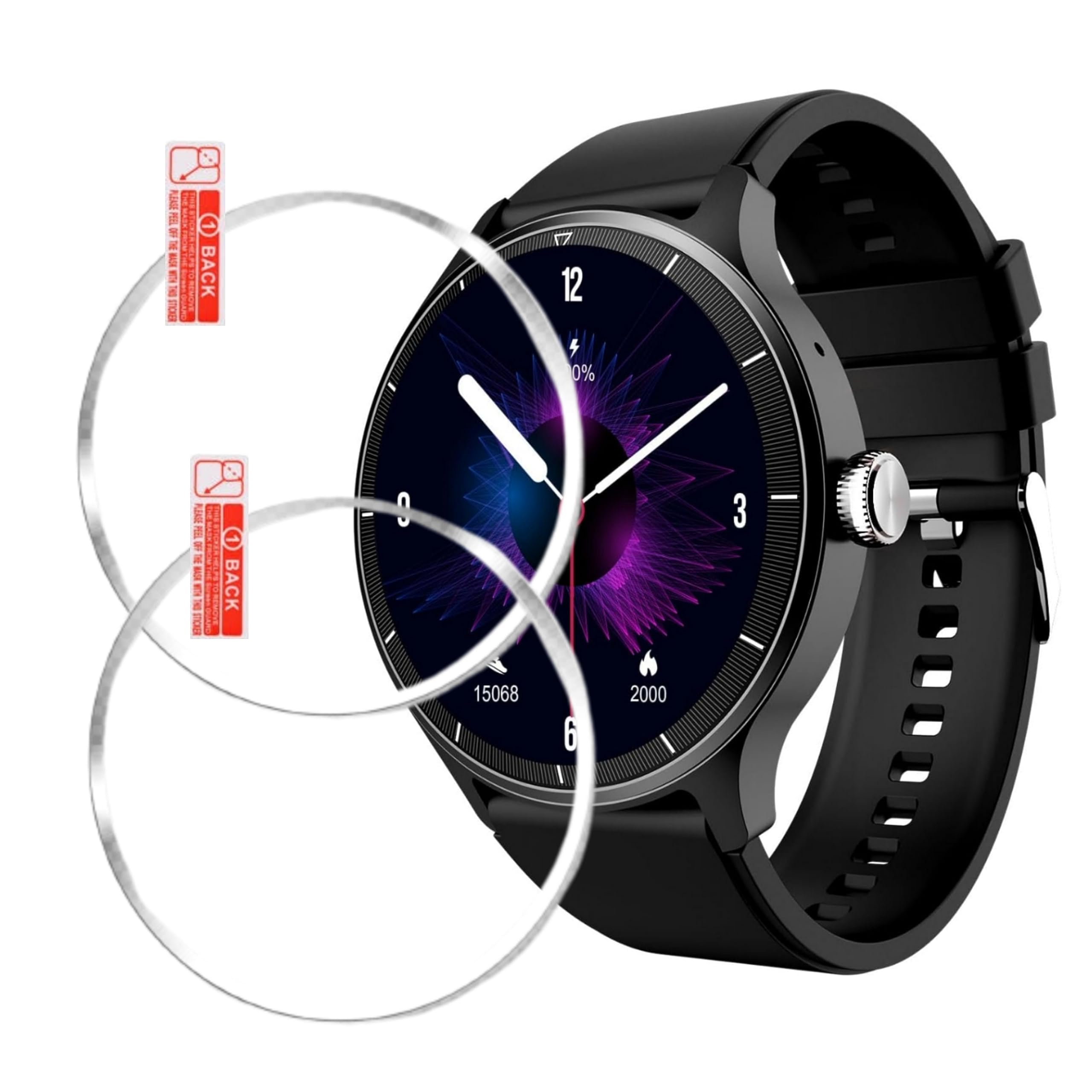 AYRA [Pack of 3] beatXP Flux 1.45 Smart Watch Screen Guard Scratch Guard Full Screen Protector (B0CCMPW5YY) Amazon Price History, Amazon Price Tracker