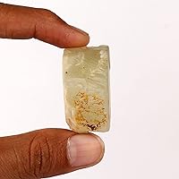 Vista 3 de GEMHUB Piedra de luna natural de 152.95 CT, piedra preciosa áspera hecha a mano, piedra preciosa áspera cruda