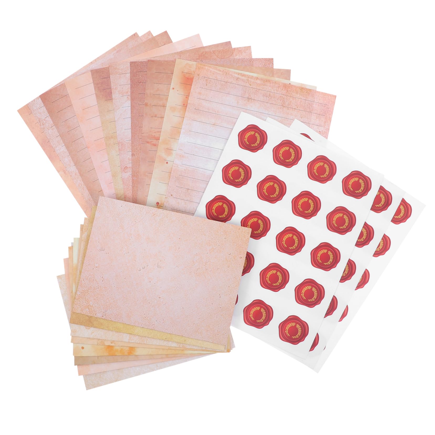 Juego de Papelería Vintage para Escribir Cartas, 160 Piezas