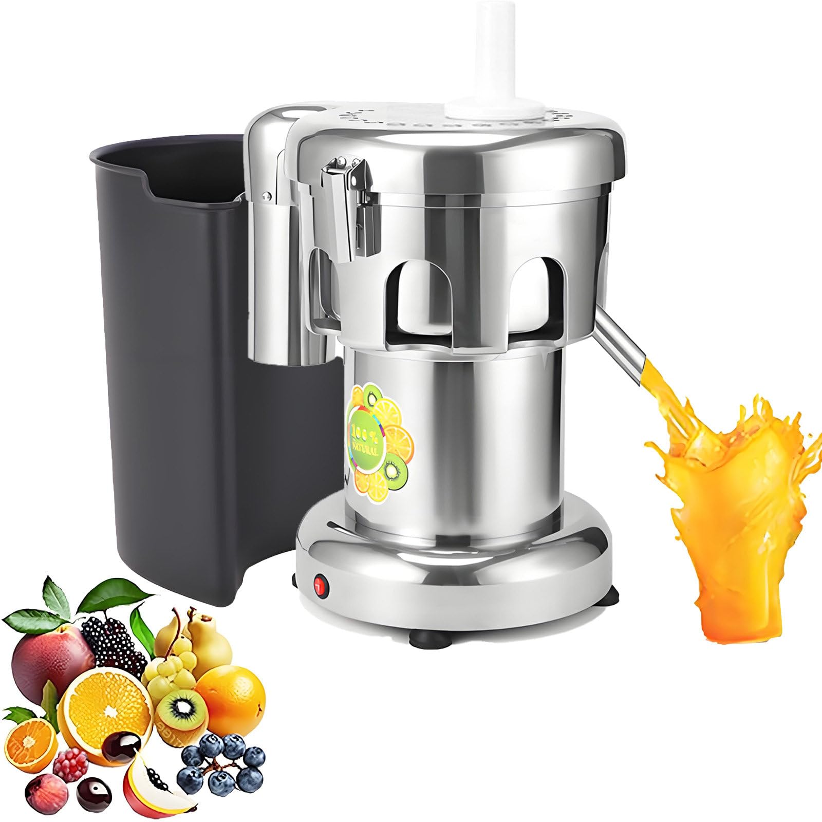 Heavy Duty Centrifugal Juicer Machine Commercial Juice Extractor 370W 550W Electric Citrus Juicer Squeezer Both Fruit and Vegetable