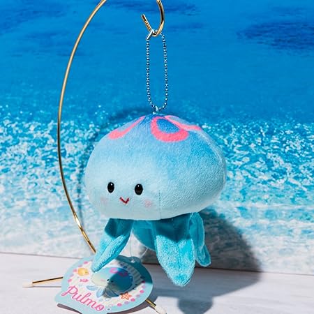 Amazon 海中散歩 くらげのプルモー マスコットキーホルダー ミズクラゲ アニメ 萌えグッズ 通販