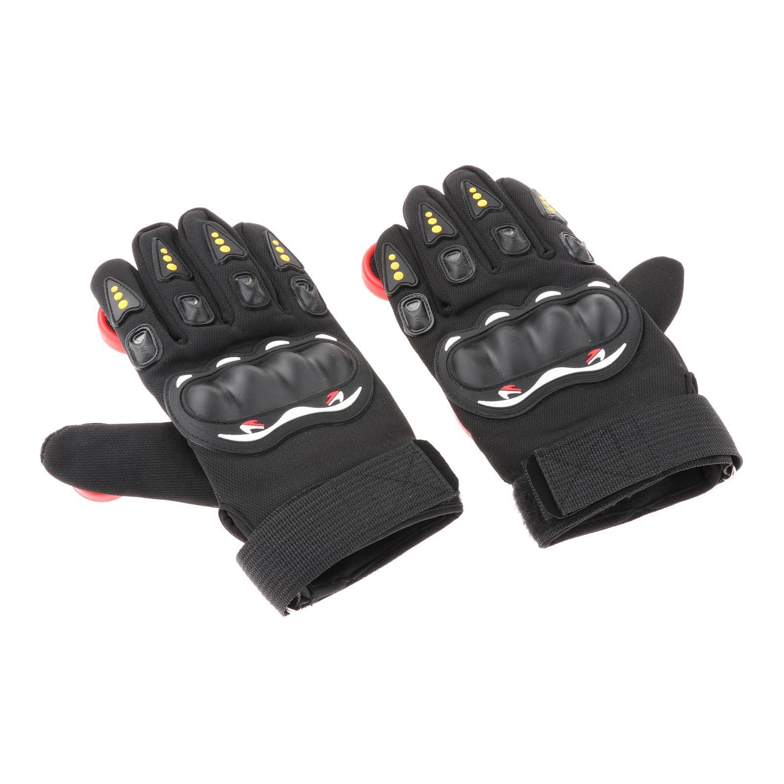 Qianly Guantes para Monopatín de Descenso, Guantes para Longboard, Accesorios para Monopatín