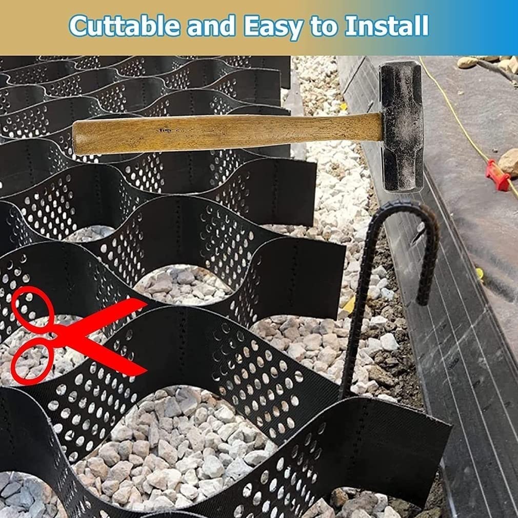 Griglia di stabilizzazione della Pendenza del Canale fluviale con Foro permeabile, Pathways Ground Grid, Antideformazione, Antiscivolo