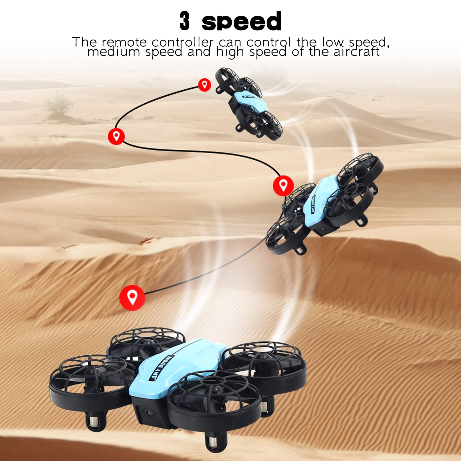 Karlak Mini RC drone RC Quadrocopter z funkcją Headless Mode One Button Takeoff Landing One Click Return 360° Roll