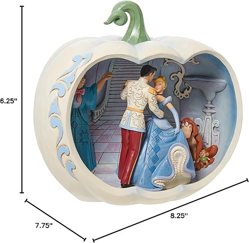 Miniatura 8 de Enesco Disney Traditions by Jim Shore - Figura de carro de Cenicienta, 7.75 pulgadas, multicolor