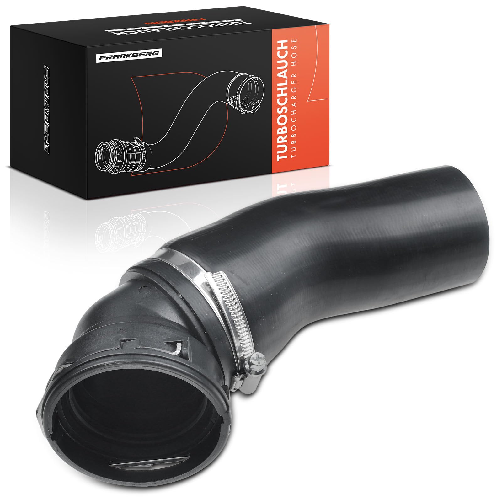Frankberg Intercooler Turbo Hose Pipe Tube for 5 Series E60 E61 525 530 6 Series E63 E64 635 2.5L 3.0L Diesel 2002-2010 11617796294