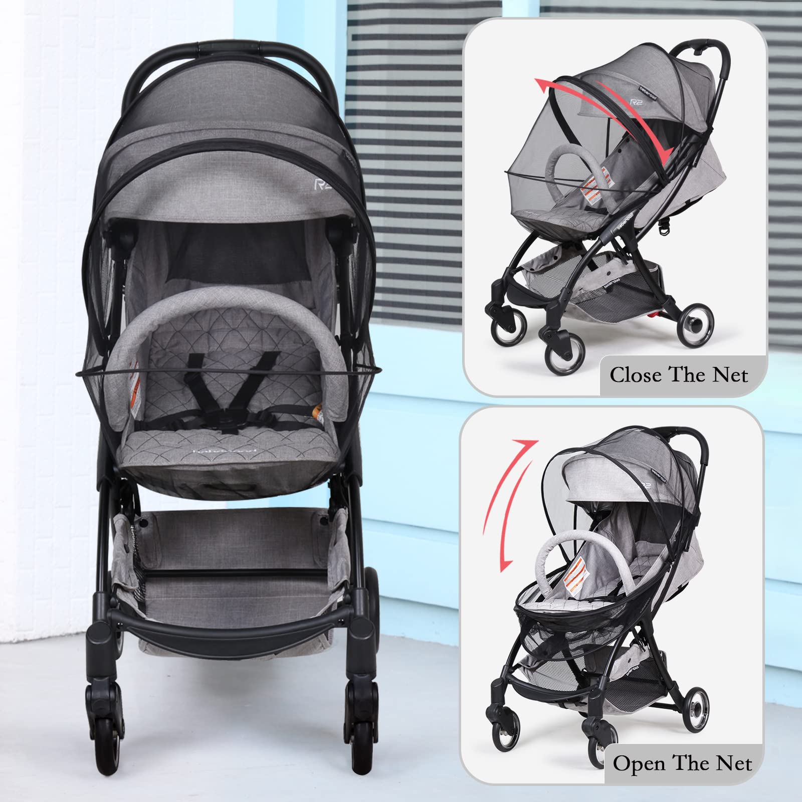 Beberoad Love Mosquito Net For Stroller Breathable