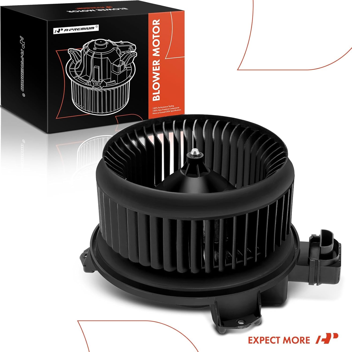 A-Premium Front HVAC Heater Blower Motor Compatible with Caterpillar Excavator 320D, 330D, Komatsu PC307 - Replace# CM676056, 2727005020