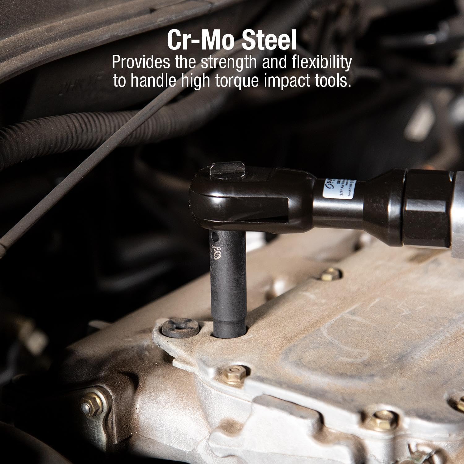 SUNEX TOOLS 3330, 3/8 Inch Drive Master Impact Socket Set, 12-Point, 29-Piece, Metric, 8mm-22mm, Standard/Deep, Cr-Mo Steel, Heavy Duty Storage Case, Includes Universal Joint