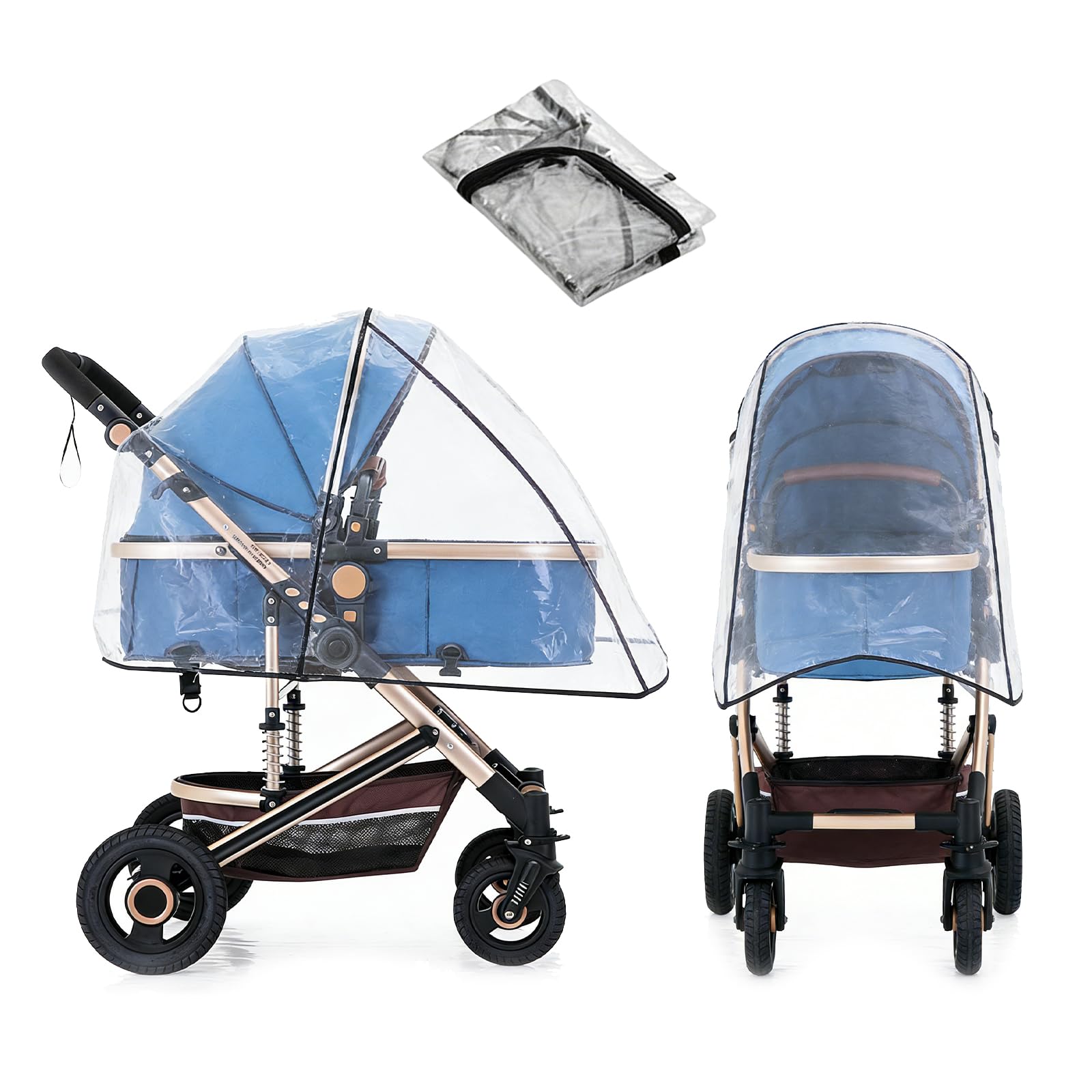 Universal Rain Cover for Pushchair Pram Wind Shield