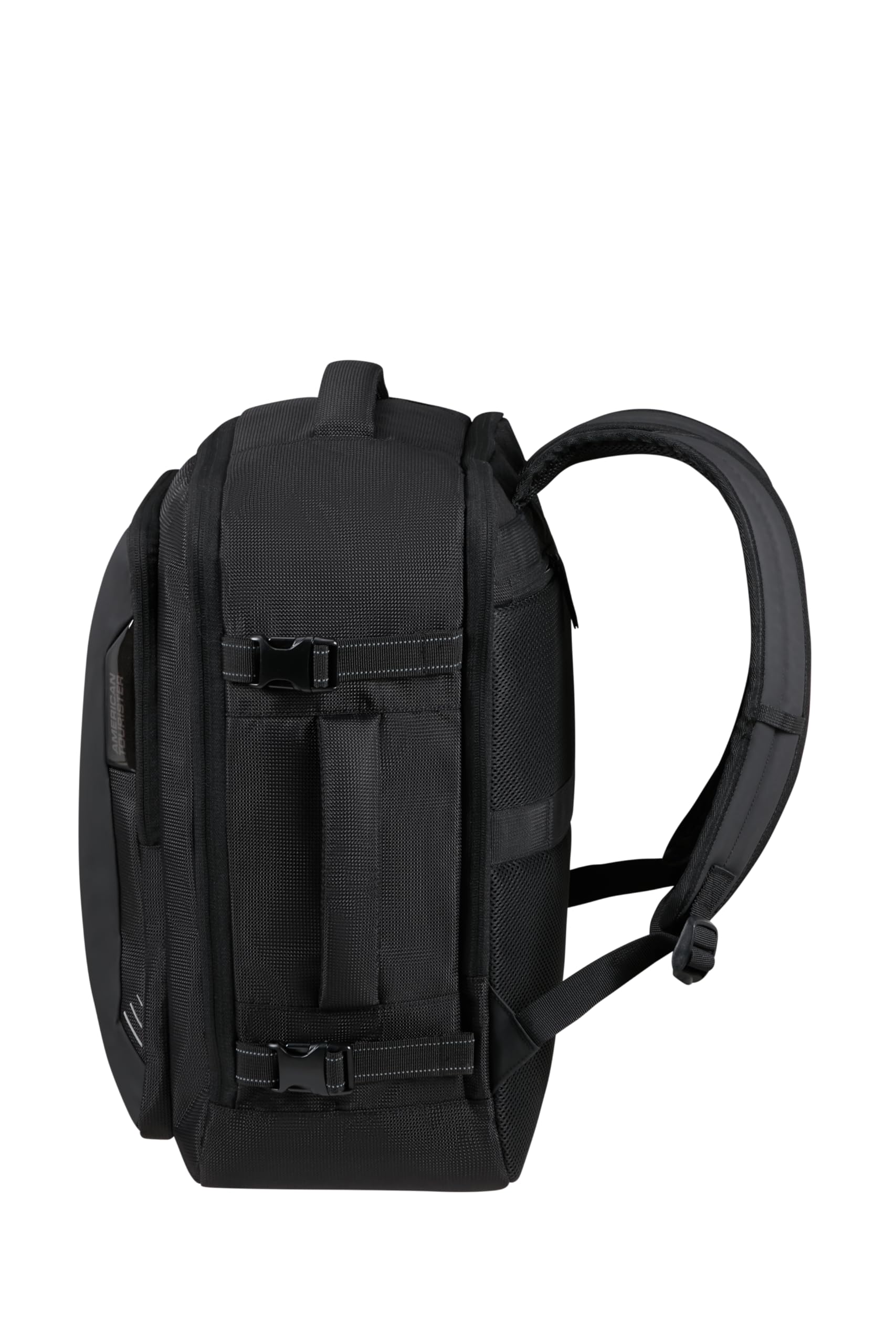 American Tourister Take2Cabin Pro - Borsa da cabina EasyJet (45 x 36 x 20 cm, 38 L, 0,80 kg) - Bagaglio a mano Underseat, Zaino aereo M Underseat, Nero Flash (Flash Black)