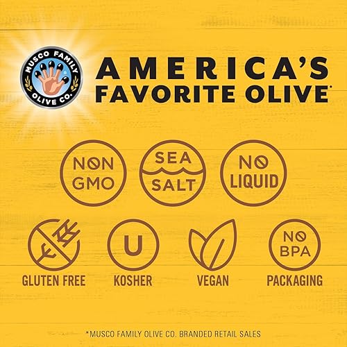 Miniatura 8 de Aceitunas Pearls To Go! Aceitunas maduras en rodajas, paquete de 24, tazas de 1.4 oz