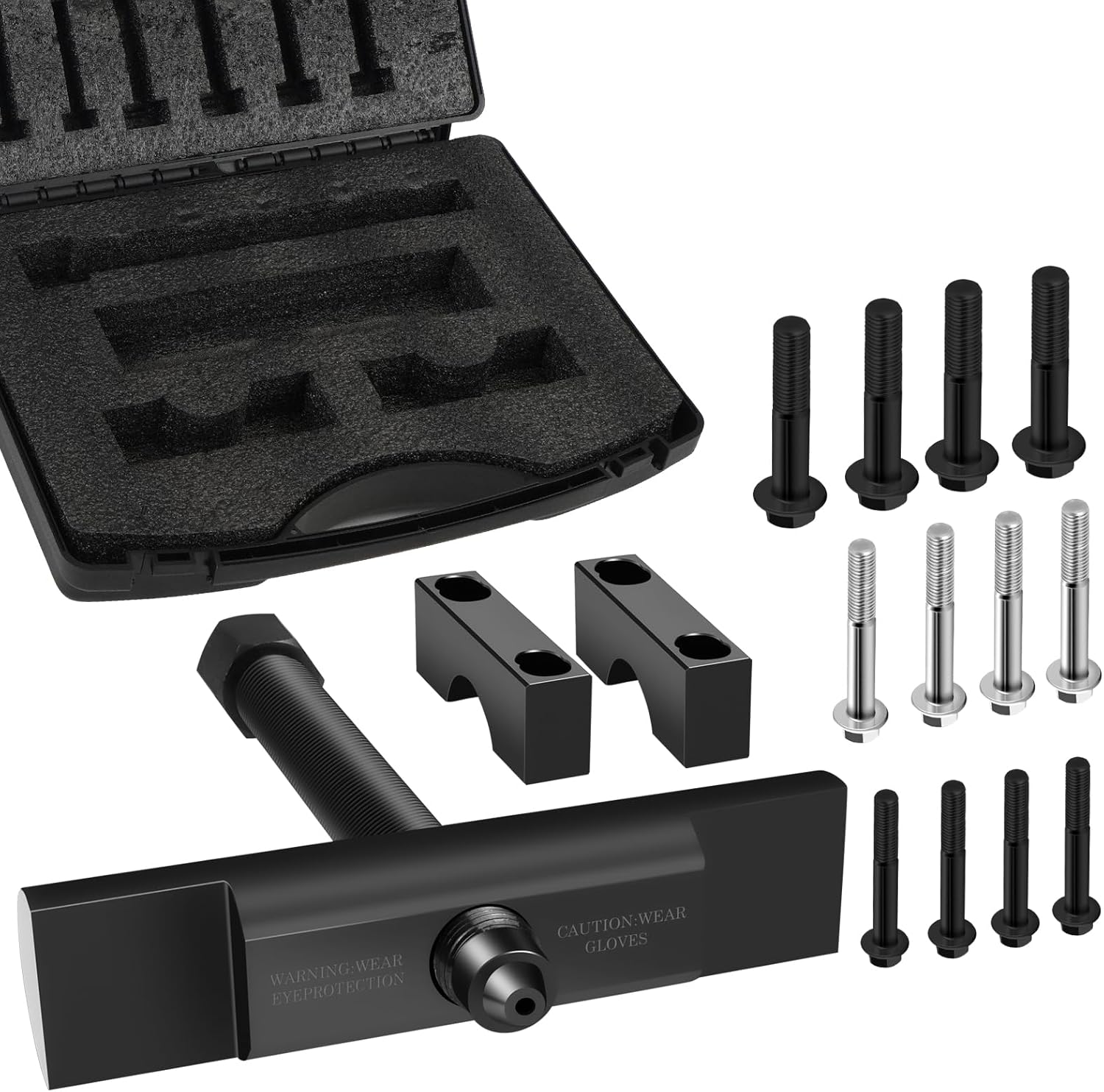 Heavy-Duty Yoke Puller Kit Semi Truck Yoke Remover Tool Kit, Compatible with Commercial Trucks, Replacement for Spicer & Meritor 1610 1710 1760 1810 Series