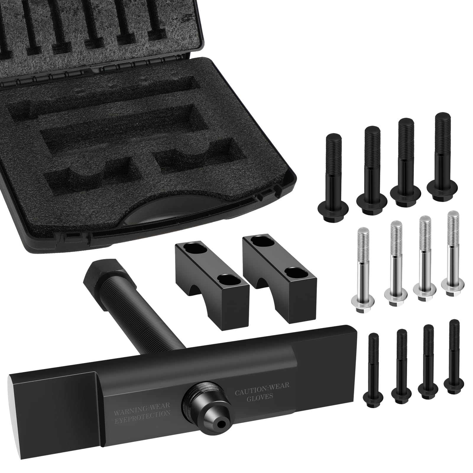 ZIBOPARHeavy-Duty Yoke Puller Kit Semi Truck Yoke Remover Tool Kit, Compatible with Commercial Trucks, Replacement for Spicer & Meritor 1610 1710 1760 1810 Series