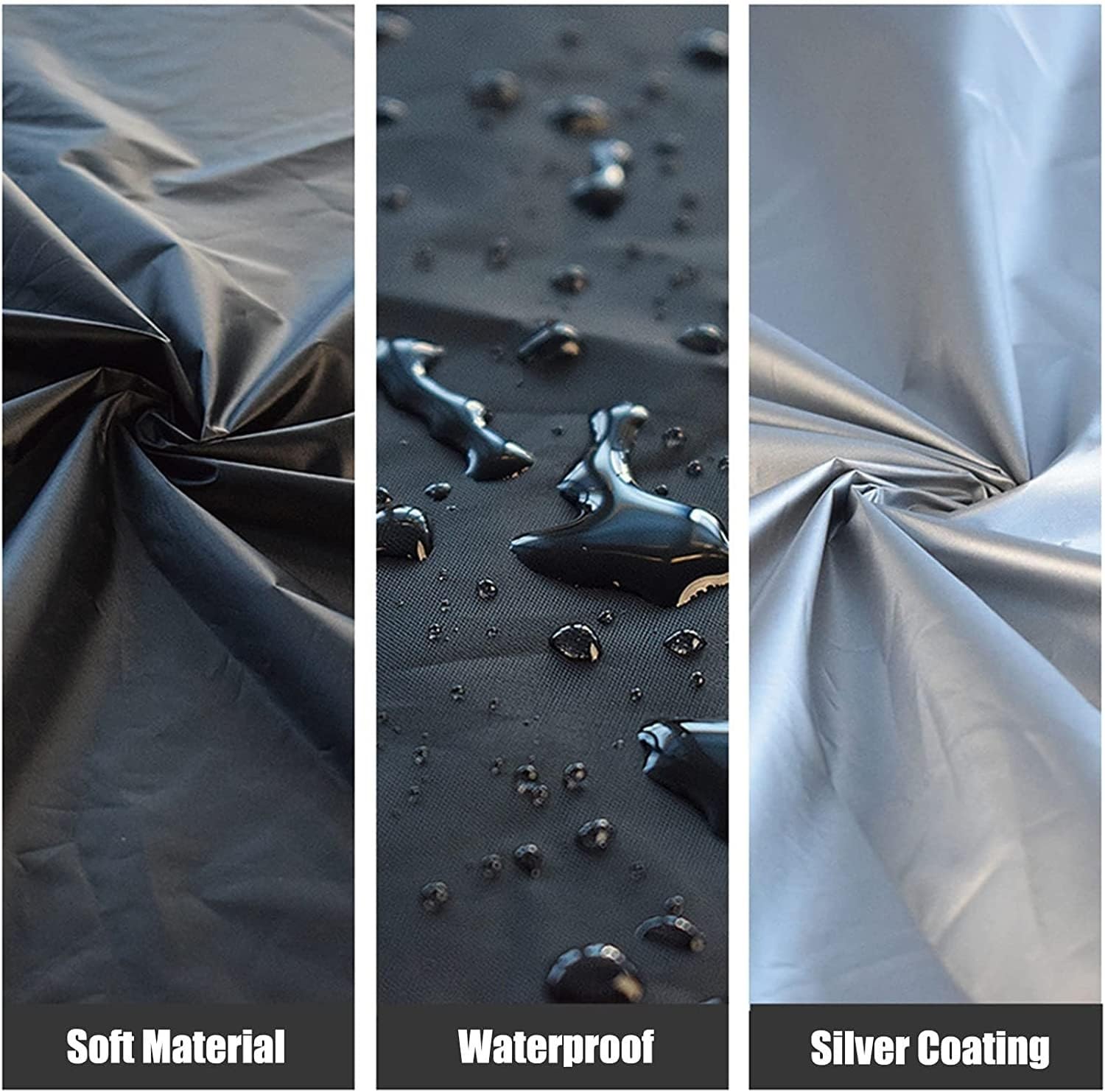 Cubierta Impermeable Para Bañera Redonda | Material Anti-UV | Tamaño 200x30 Cm | Color Negro
