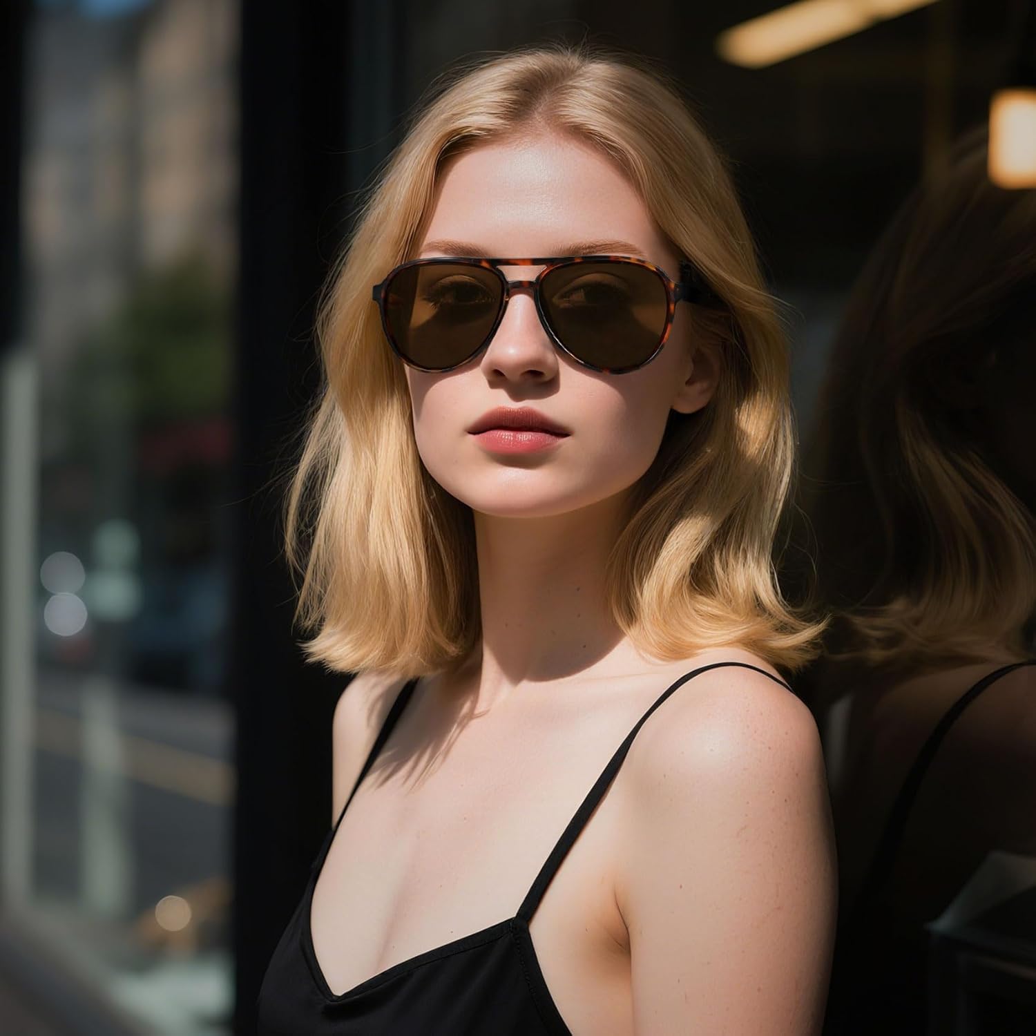 STORYCOAST Polarized Aviator Sunglasses for Men Women Classic Retro Aviators Sports Driving Running Sun Glasses - Image 2