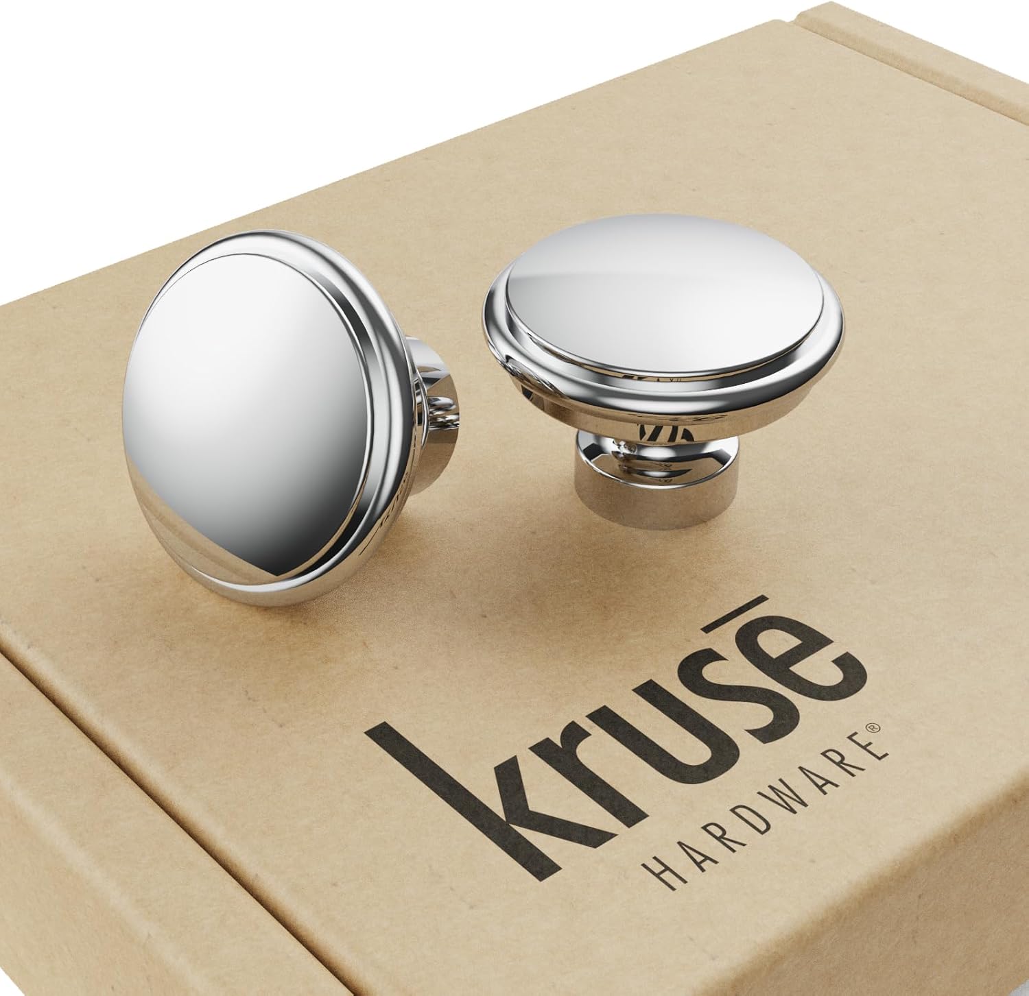30746 - (10-Pack) Milano Door and Drawer Knob - 1-1/4in Diameter, Polished Chrome