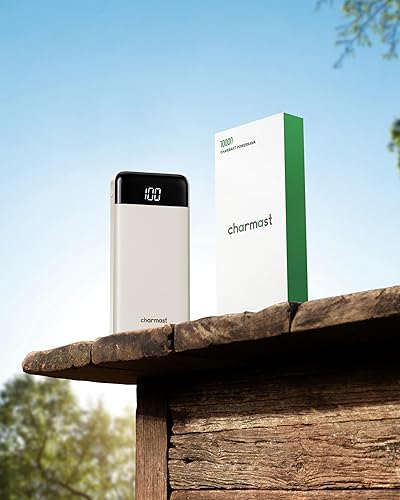 Miniatura 9 de charmast Cargador portátil con cables incorporados, banco de energía con cables, batería delgada de viaje de 10000 mAh, 6 salidas 3 entradas 3 A