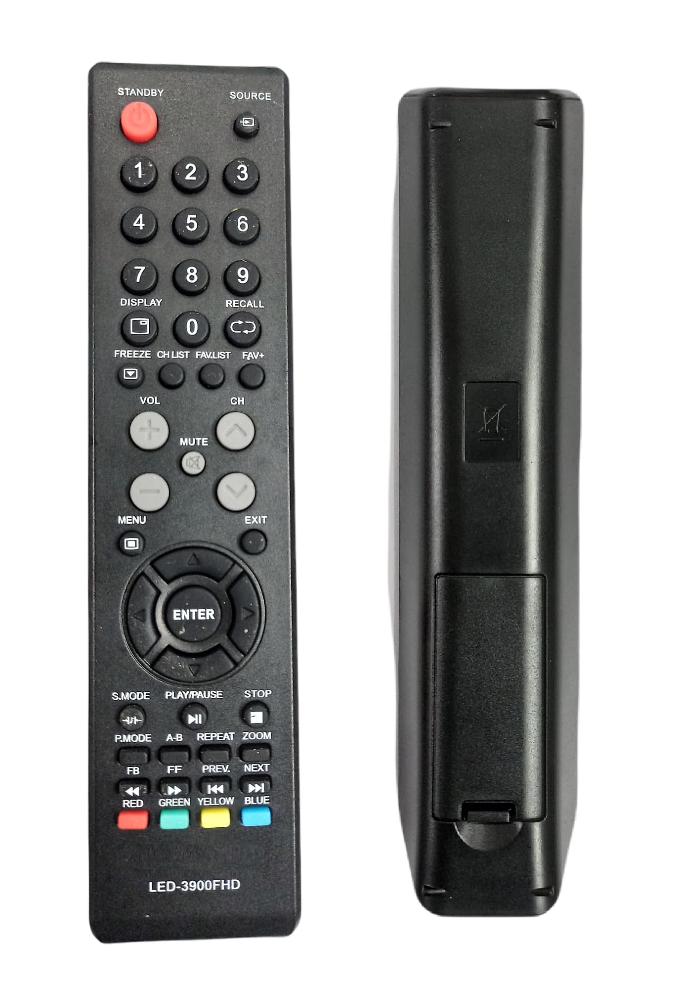 Intex 3900FHD Compatible Remote for Intex LED LCD TV-image-1