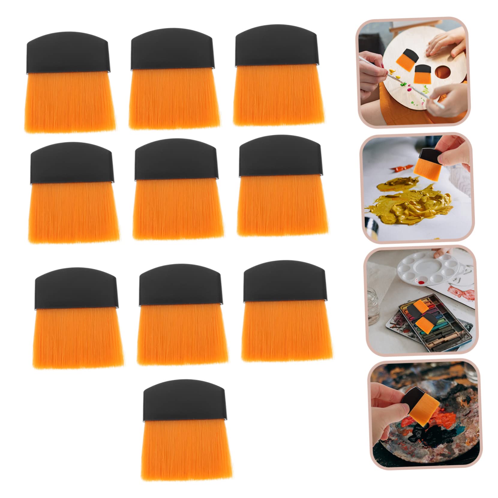 Homoyoyo 5 Series Conjunto De Pinceles para Hogar De Dibujo Portátiles para Artistas para Óleo para Detalles Y Áreas Amplias 10 Piezas X 5