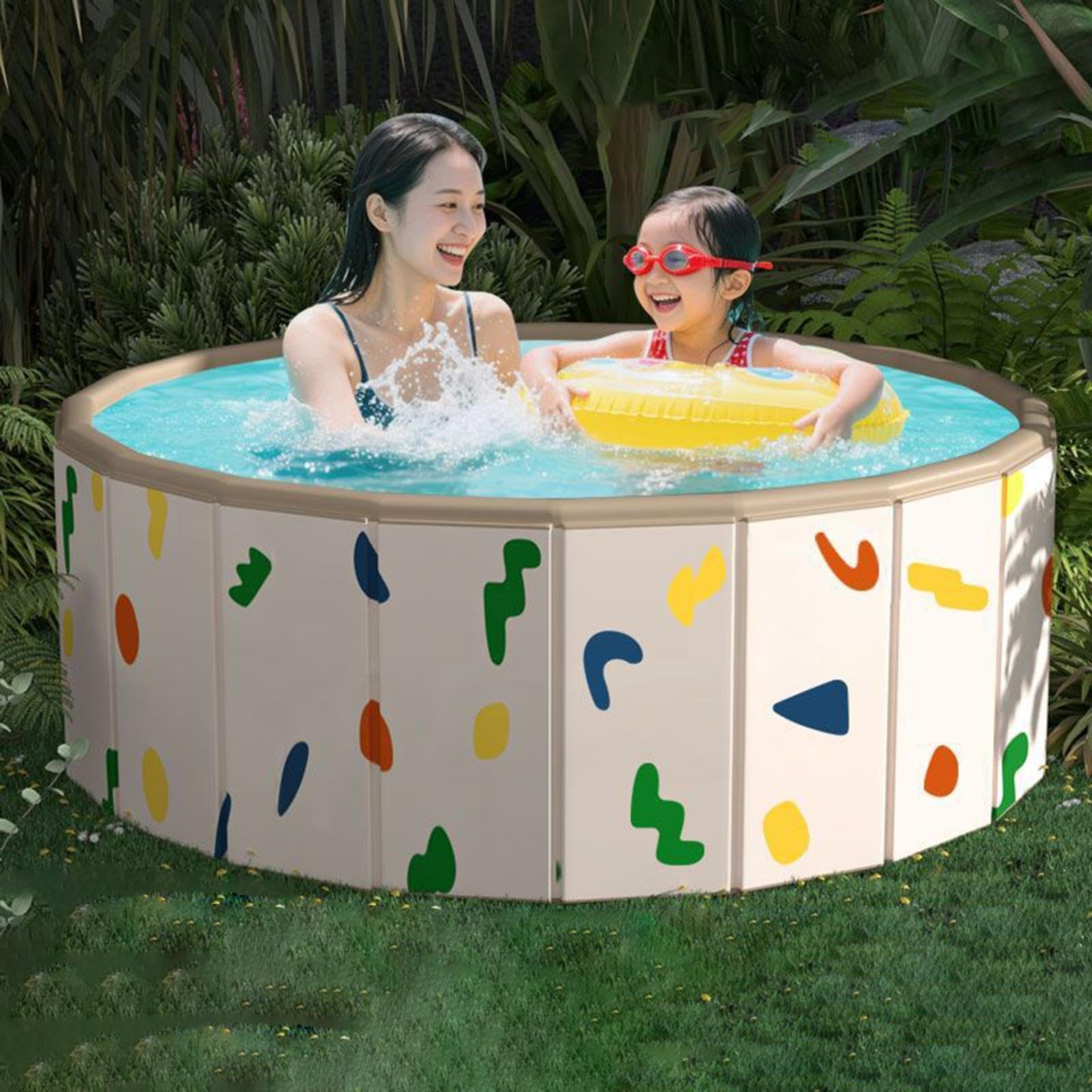 Piscines enfant pour jardin Bac à Balles Portable Non Gonflable