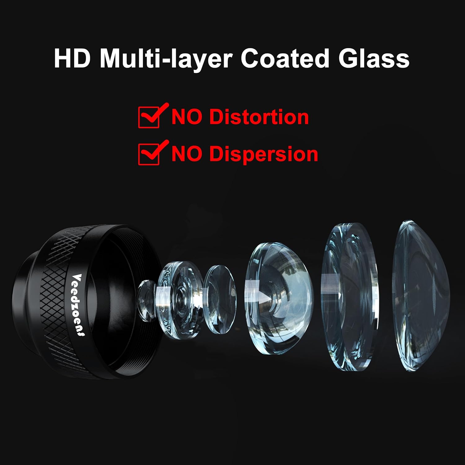 60mm Telephoto Lens with 17mm Thread Lens Phone Case for iPhone 15 Pro Max