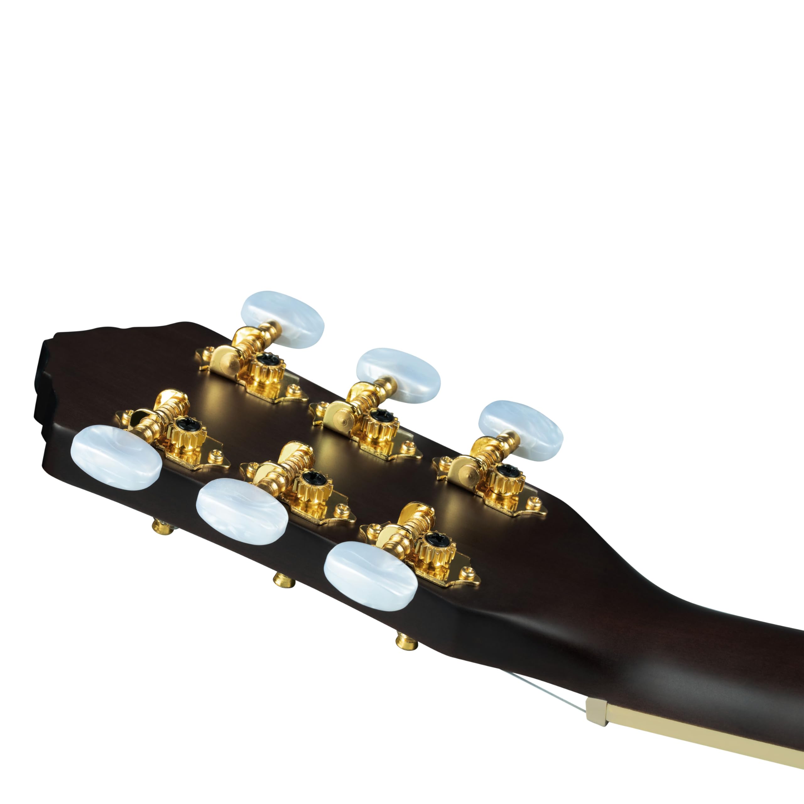 Ortega Guitars Parlor Body Konzertgitarre – Ranger Series – Inklusive Gigbag – Fichte, Mahagoni, Schwarz (RRA-BKT)