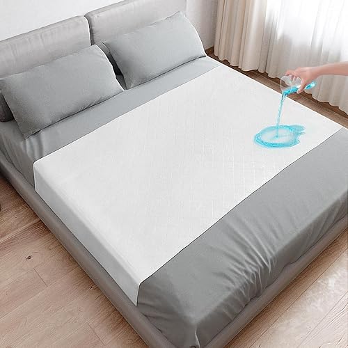 Almohadillas de cama para incontinencia para adultos, niños y ancianos, protectores de colchón impermeables y reutilizables, almohadillas lavables