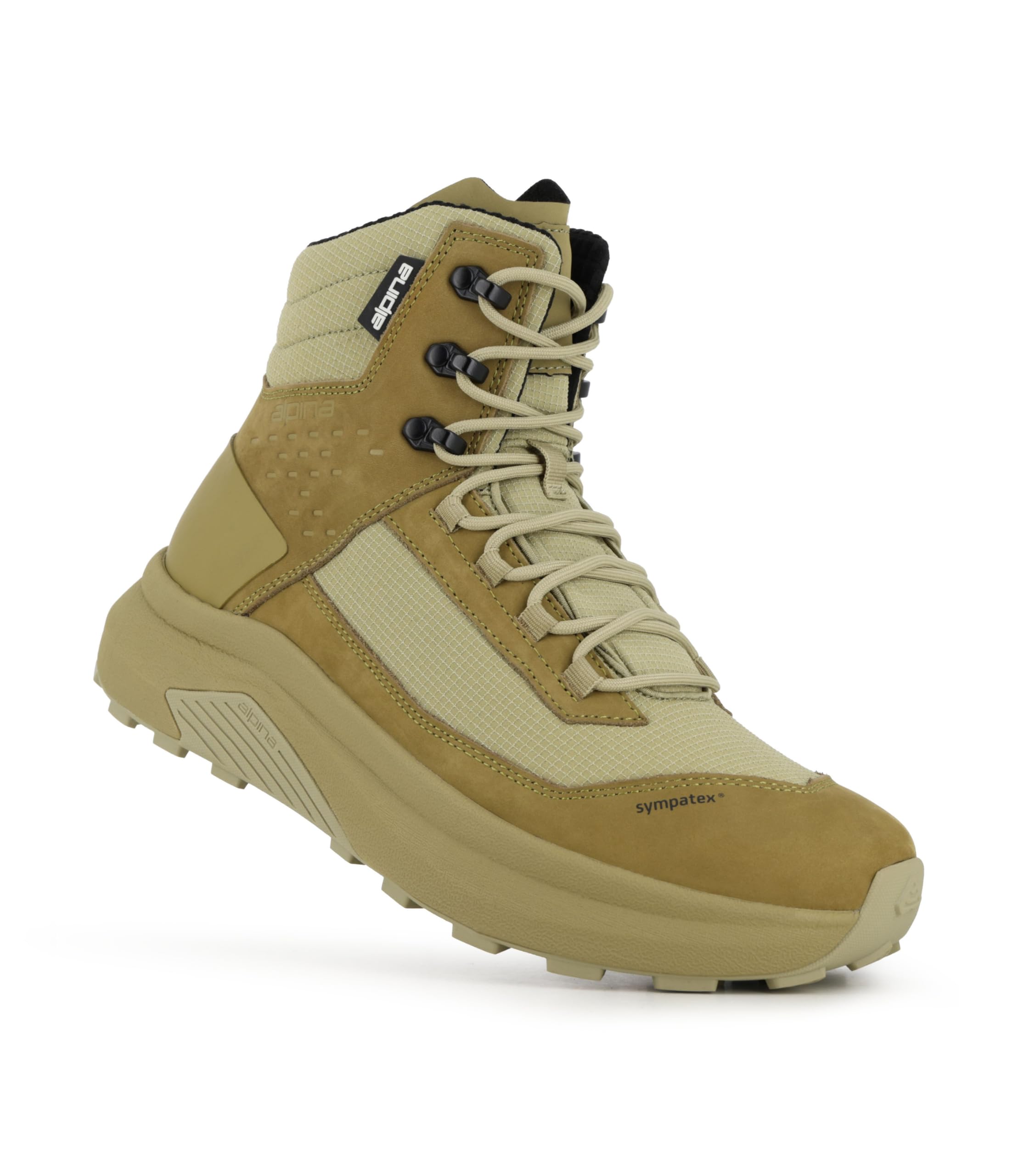 Alpina LYNX Buty Trekkingowe Męskie i Damskie | Wodoodporne Buty, Membraną Sympatex, Podeszwą Storm, Skóra & Ripstop, Do Polowania, Trekkingu i Trudnego Terenu