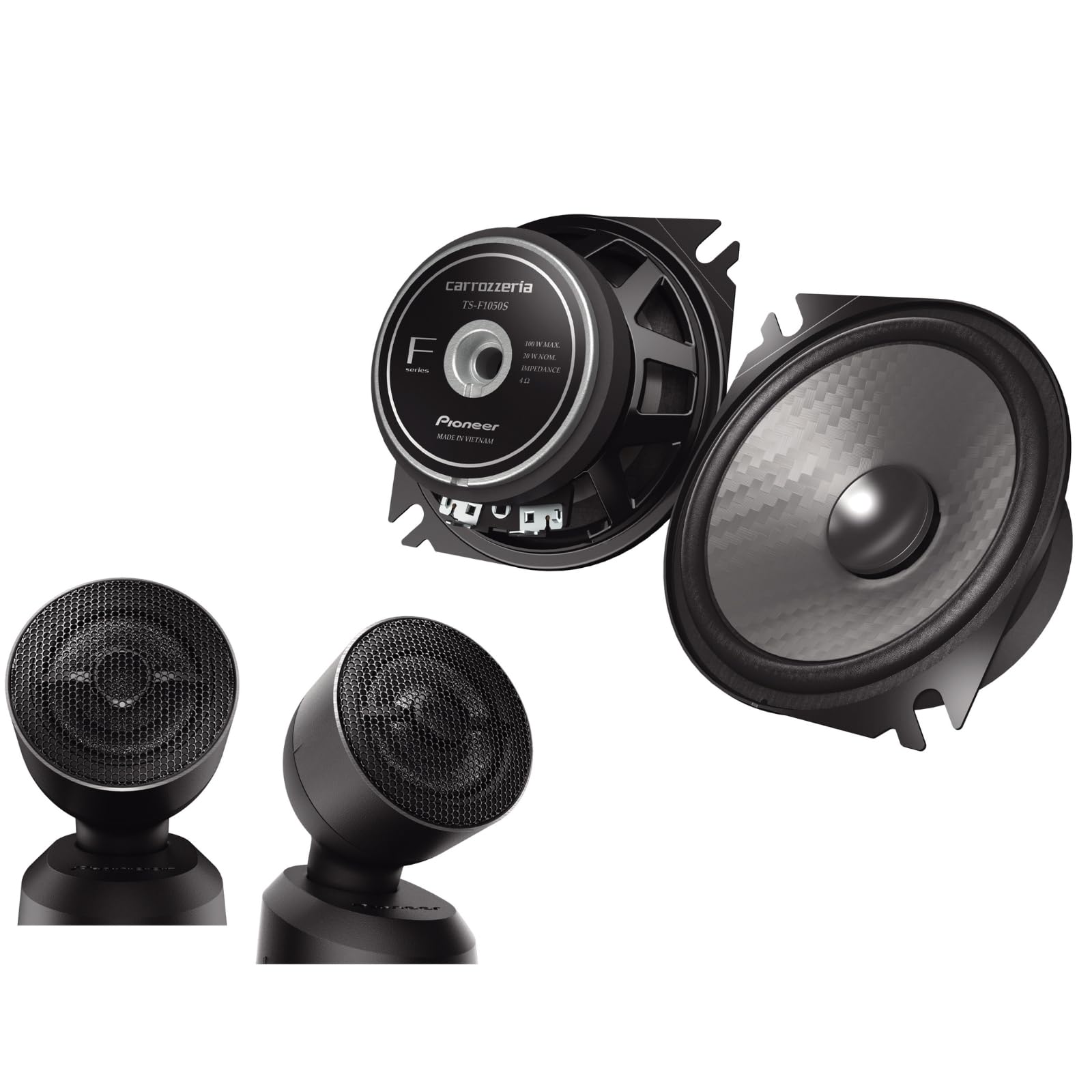 Pioneer スピーカー TS-F1050S 10cm カスタムフィット セパ…