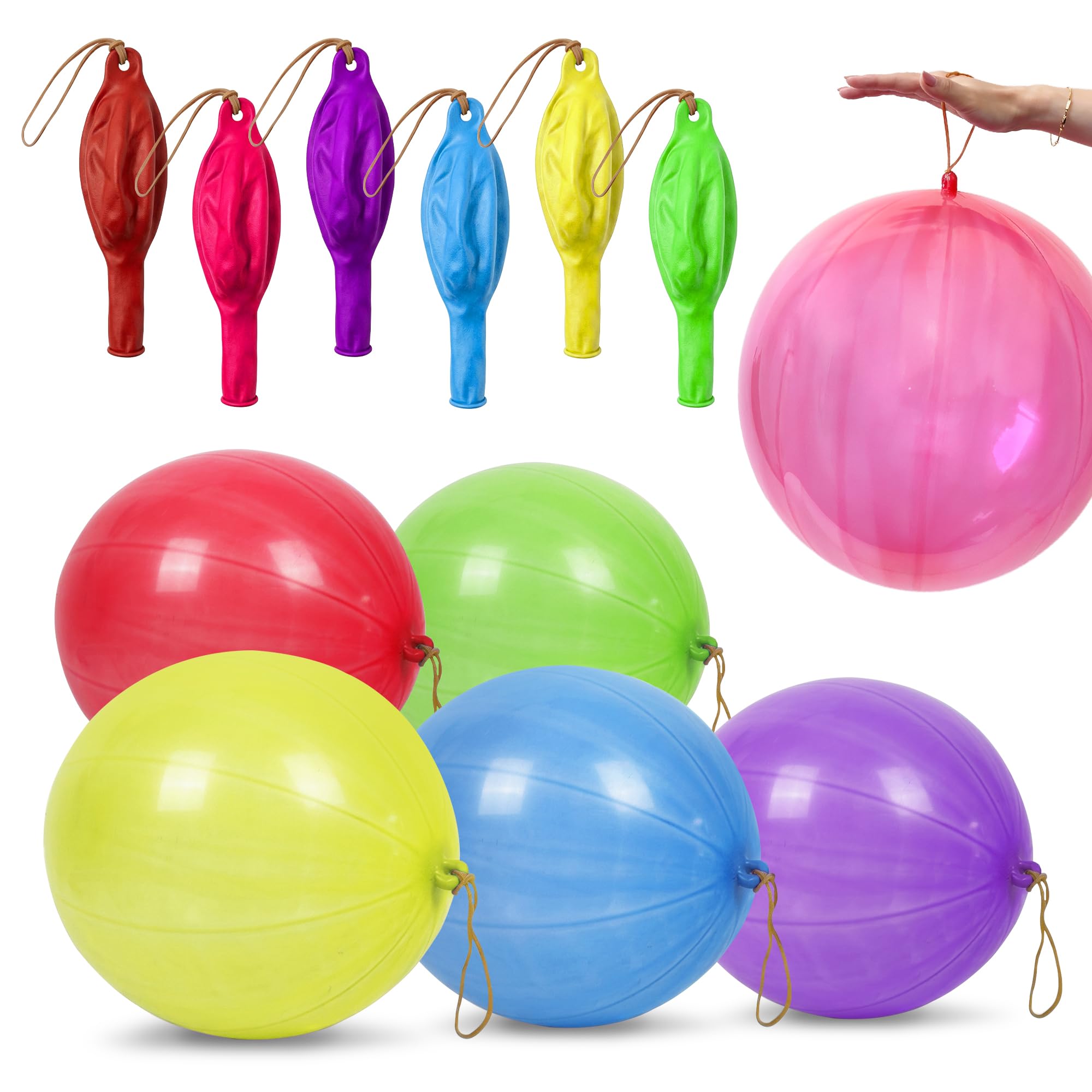 Amazon | Giraffe - Neon Punch Balloons - (30 Count) | 風船