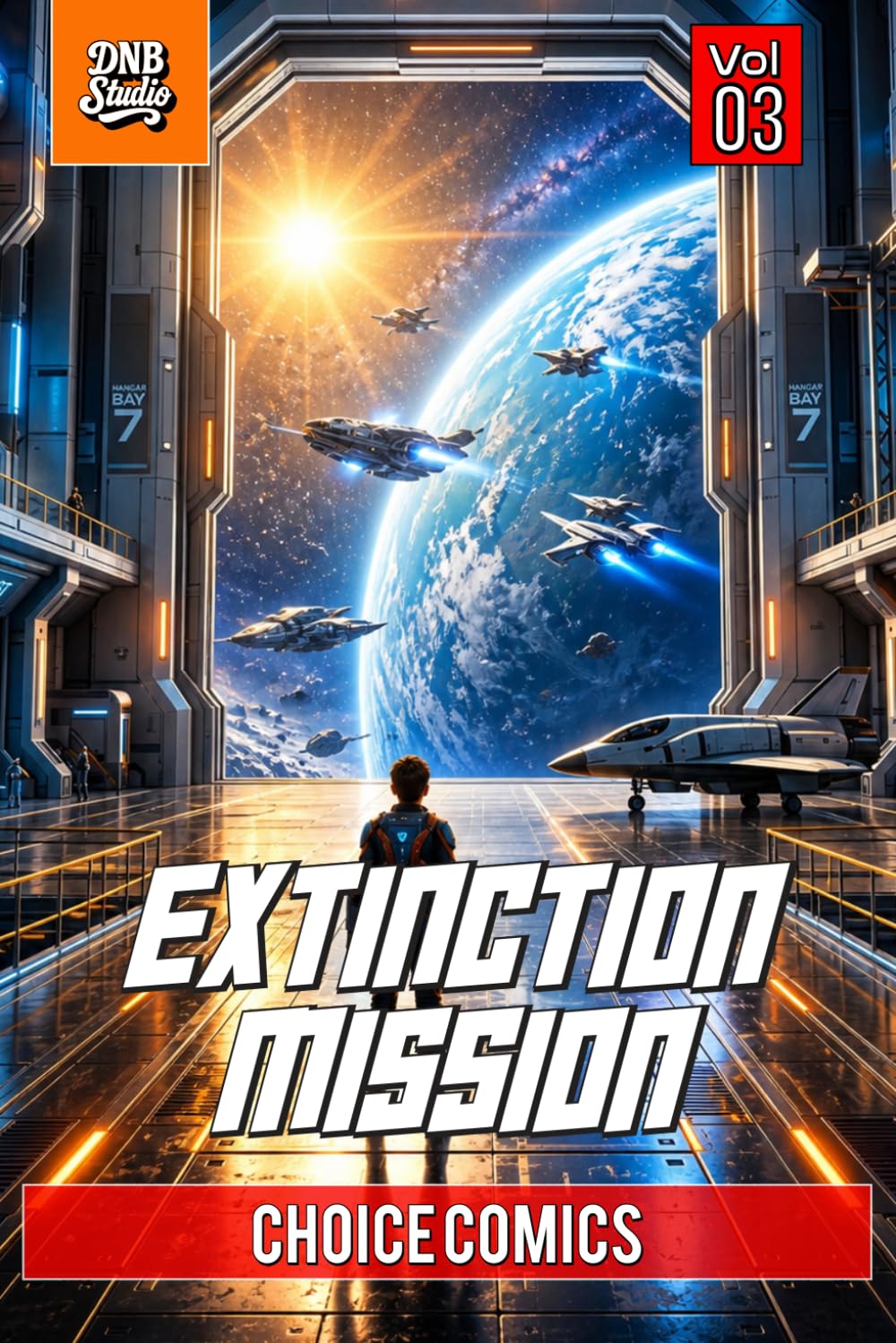 Space Adventures: Volume 3 – Extinction Mission: Interactive Sci-Fi Comic for Kids | Space Adventure with Multiple Endings