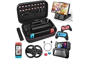 12 in 1 Nintendo Switch Accessory Kit with Pro Carry Case