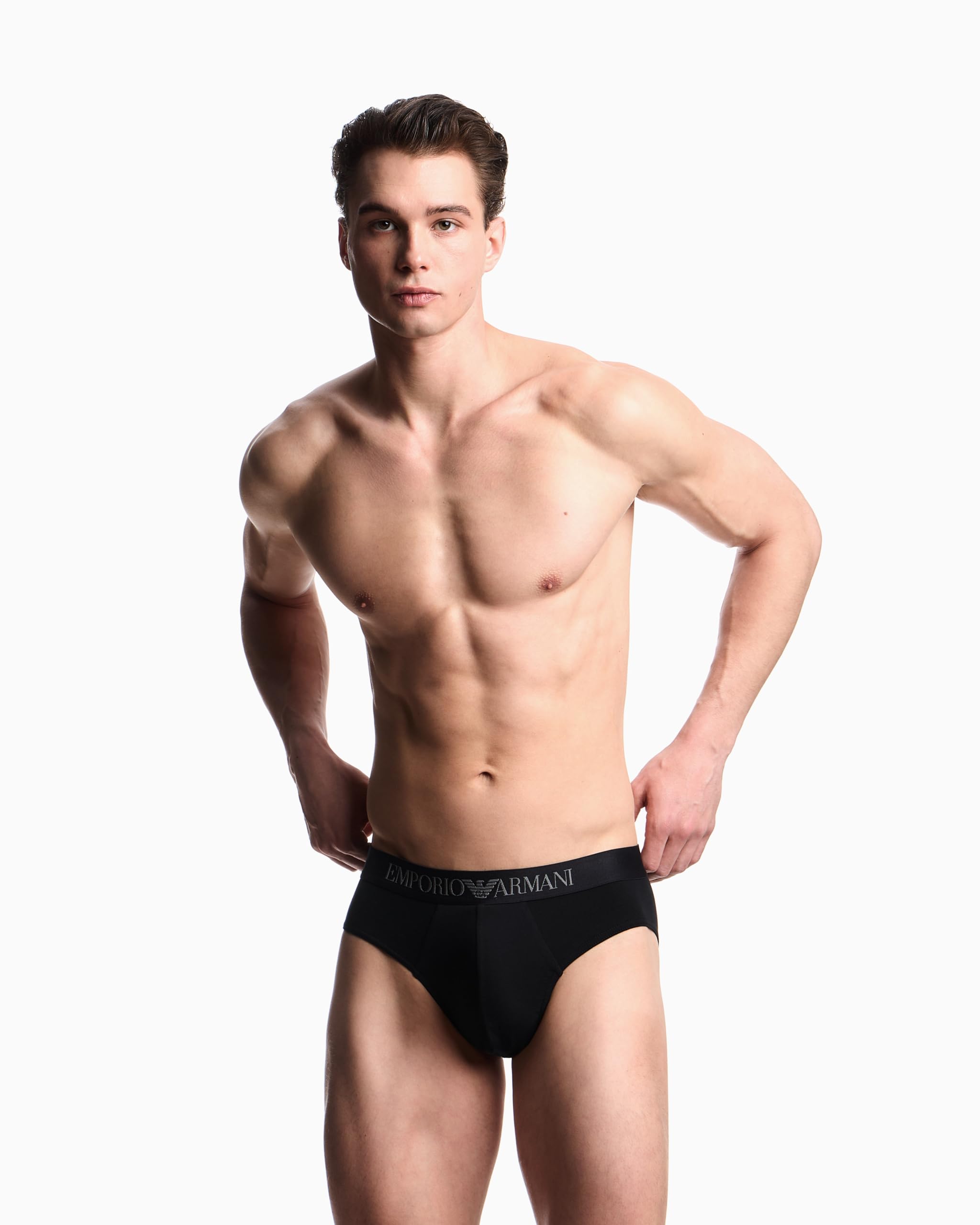 Emporio Armani Krótkie Mężczyźni Classic Pattern Mix 2-pack Brief