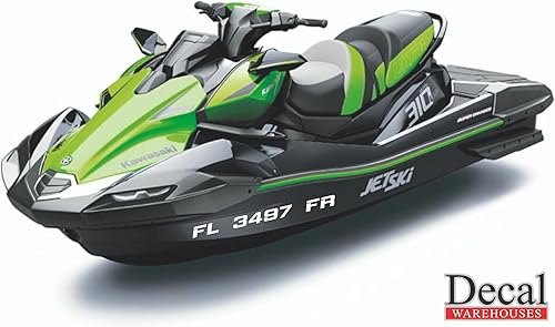 Miniatura 2 de Custom Boat Number Stickers Registration Decals And Letters 3x22 Premium Vinyl