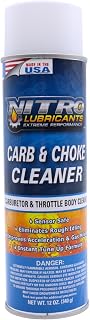 Carb & Choke Cleaner - 12oz Sensor-Safe Formula for Removing Gum, Varnish, Carbon & Grease; Improves Idle & Acceleration in Carburetors, PCV & Linkages - Made in USA