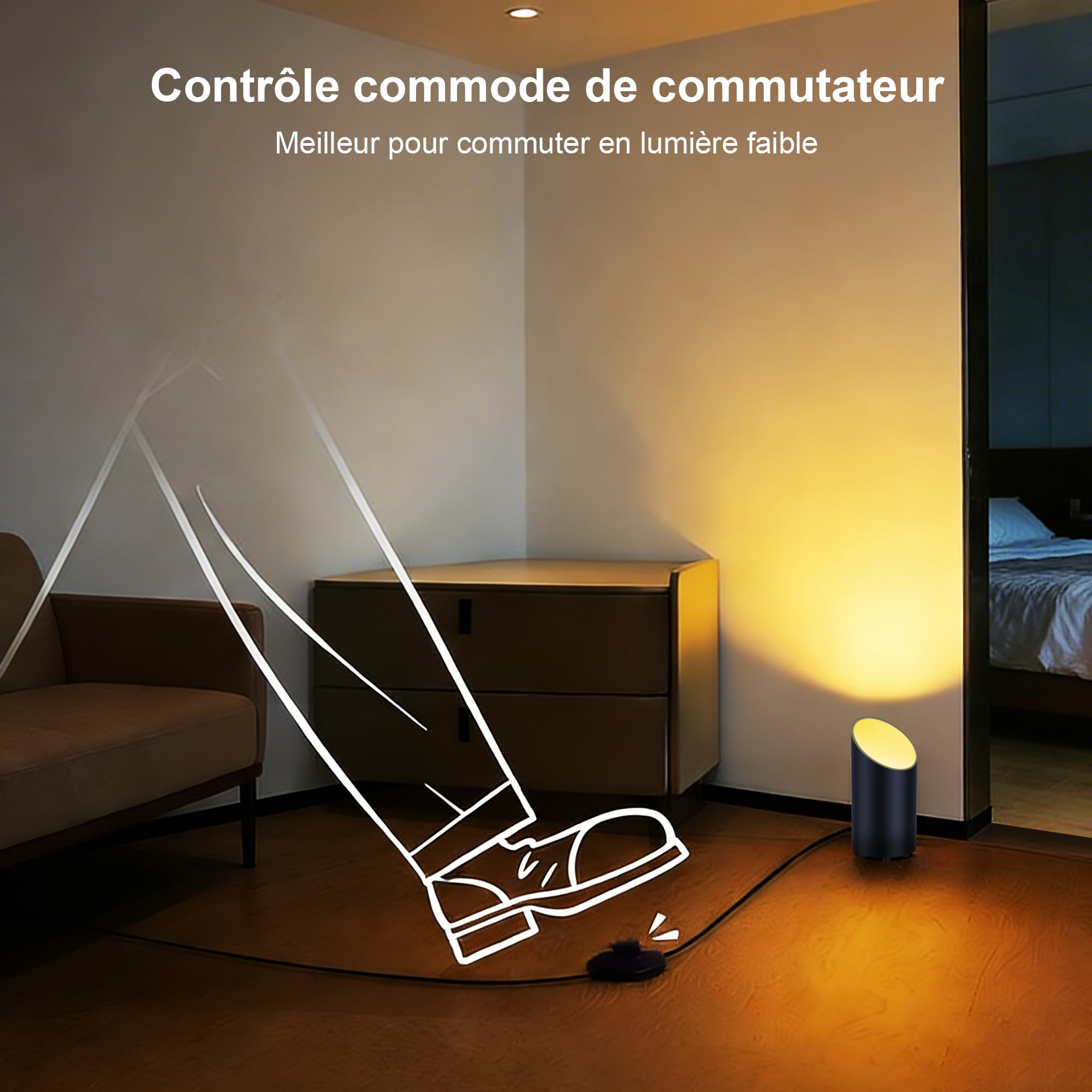 Smart LED Uplight Spot Bodenstrahler – RGBW 16M Farben