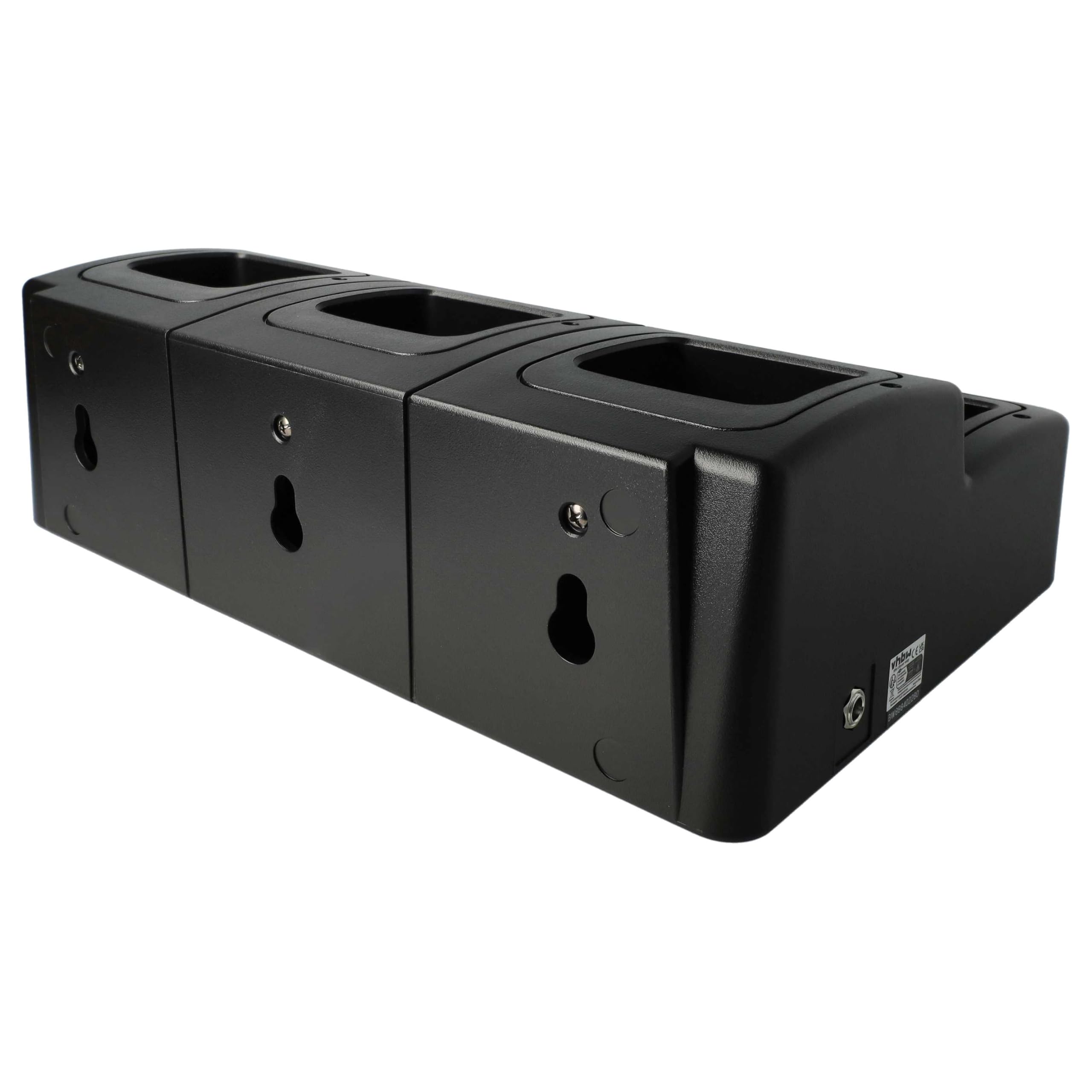 vhbw Cargador 6 Compartimentos Compatible con Motorola DP2000, DP-2400, DP2600, DP2400 baterías de Radio - Estación de Carga + Fuente de alimentación