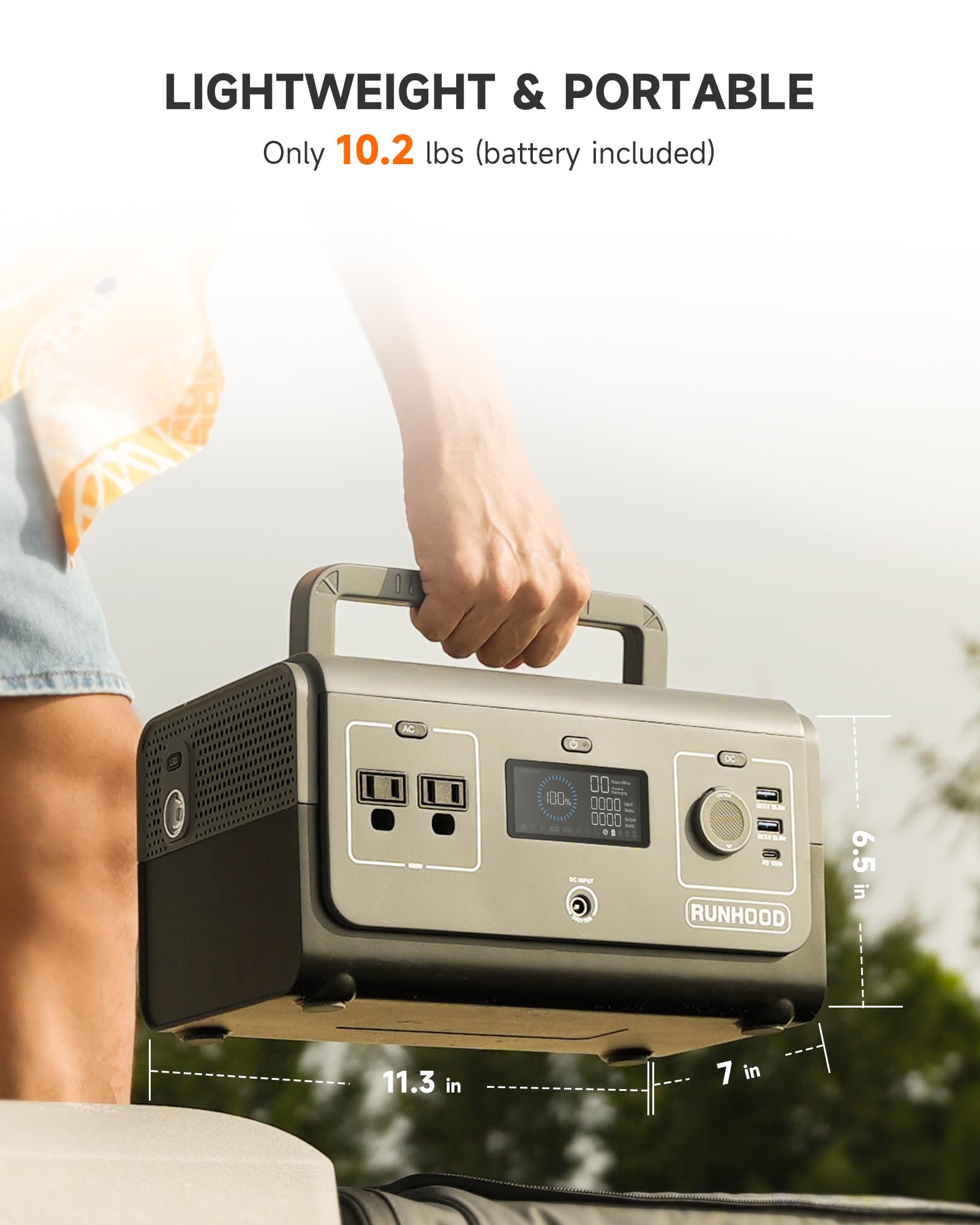 Amazon.com : RUNHOOD Portable Power Station Rallye 600 Mini Max