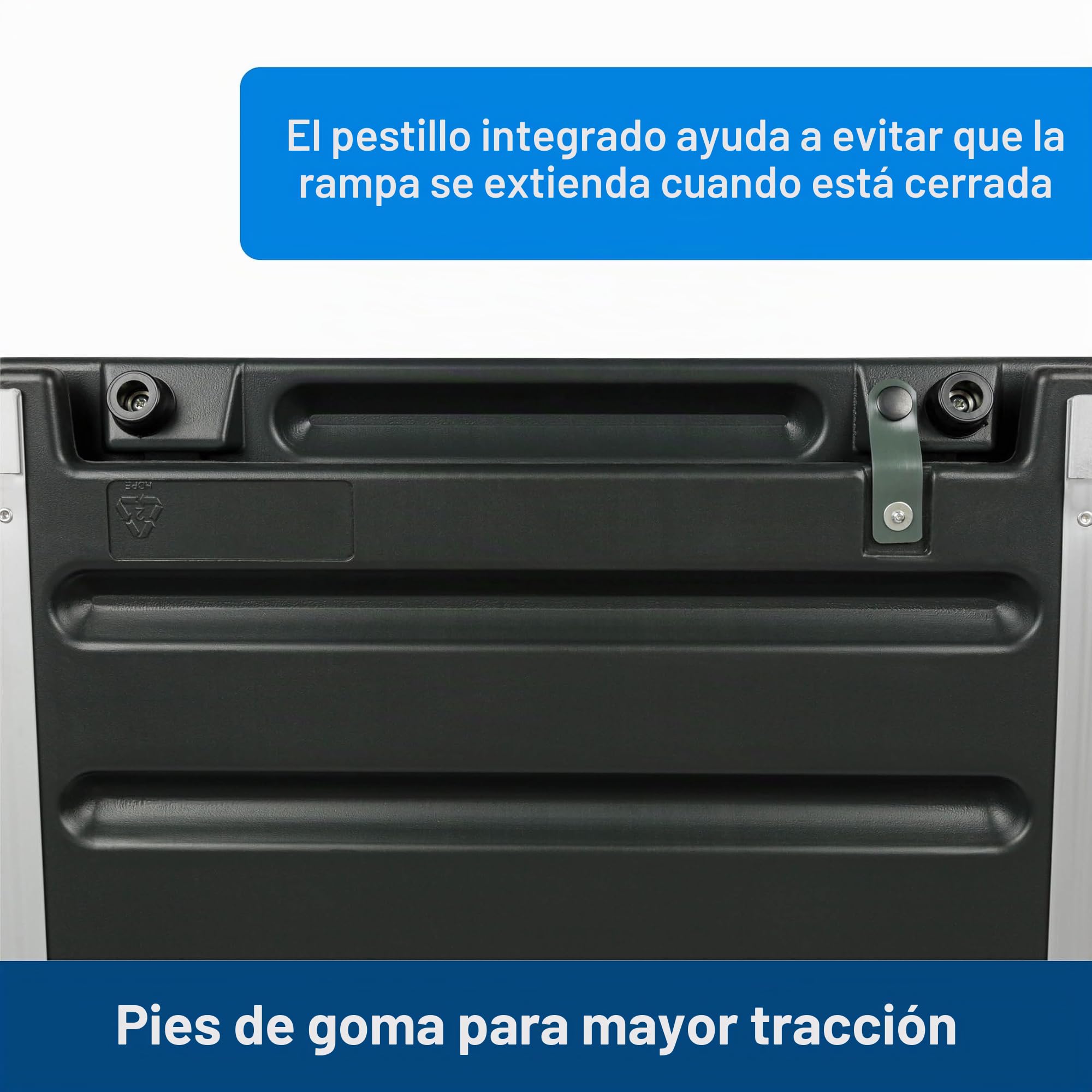PetSafe Rampa telescópica Happy Ride, Ligera y transportable para Mascotas, para automóviles Grandes, Marco de Aluminio Resistente, 99-183 cm de Largo, Soporta hasta 181 kg