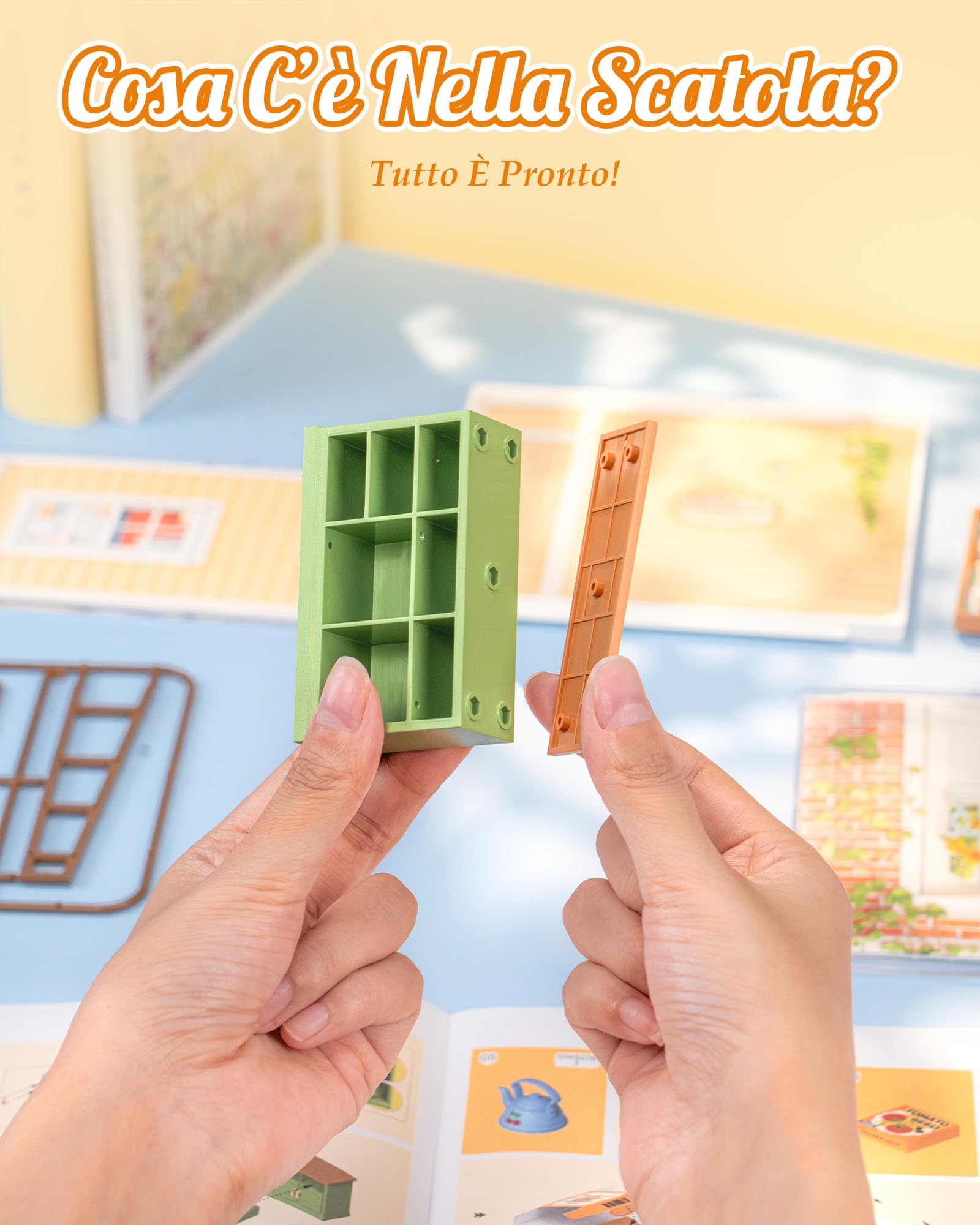 Rolife Super Creator Casa in Miniatura da Costruire Modellismo Miniatura Fai da te Kit di Costruzione di Mini Casa Scatola Espositiva Impilabile Senza Colla (Sunshine Sip Porch)